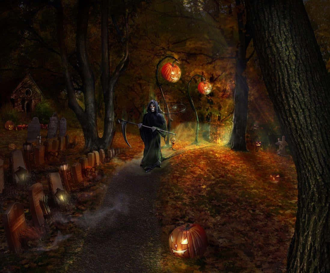 Imagini înfricoșătoare de Halloween Fundal