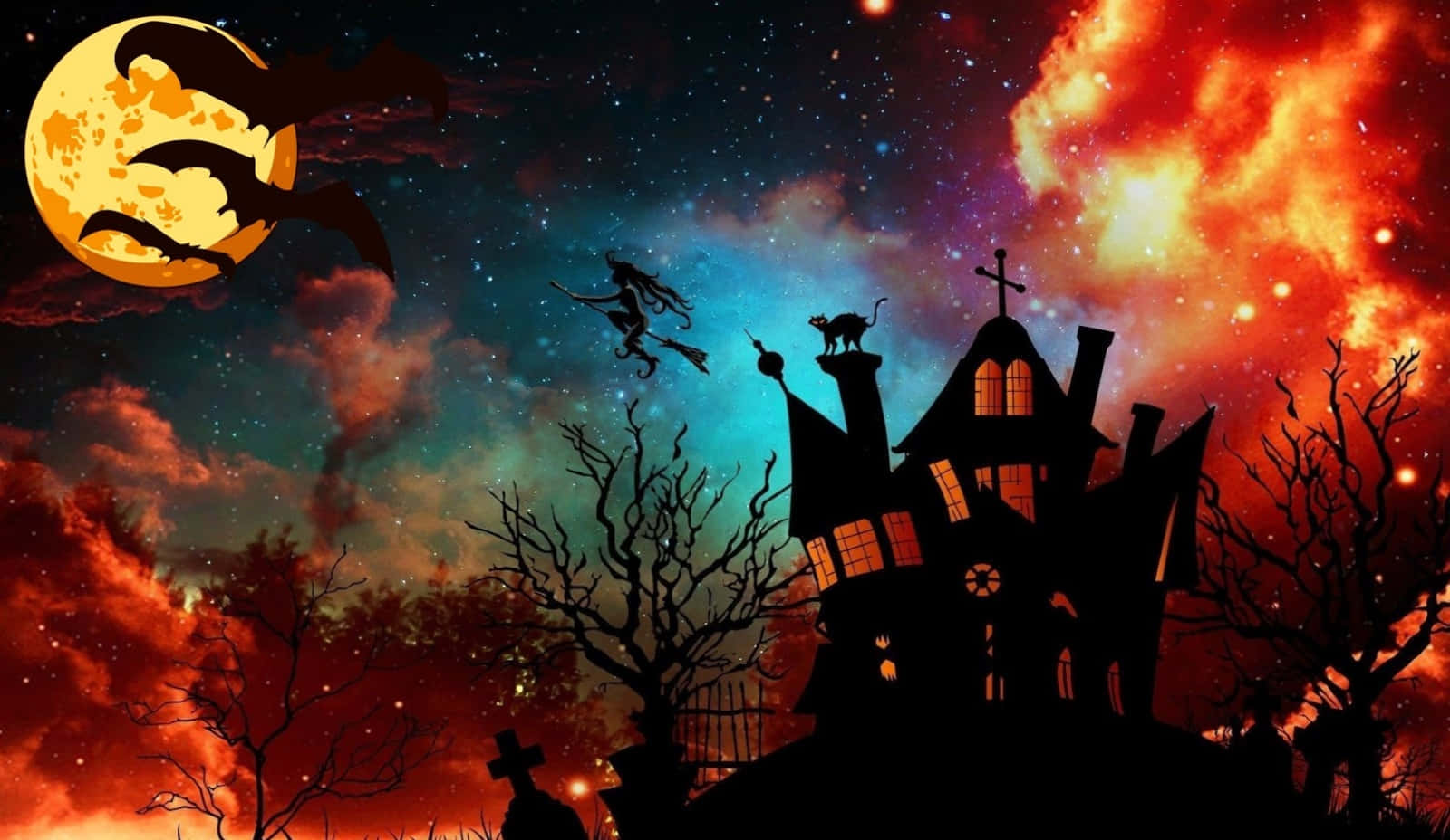 Imagini înfricoșătoare de Halloween Fundal