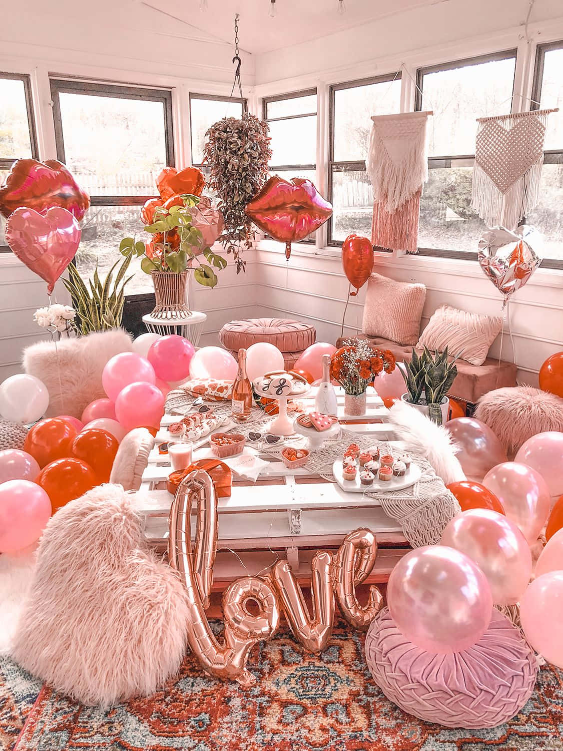 Imagini Valentines Surpriza Iubirii în Culori Pastelate Fundal
