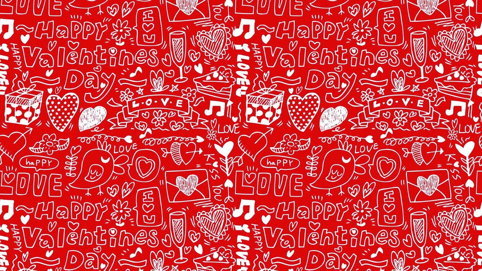 Imagini Valentine's Day în Nuanțe Roșii pentru PC Fundal