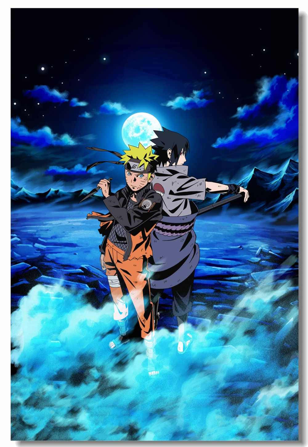 Îmbracește calea ninja cu acest fundal de telefon Naruto impresionant Fundal