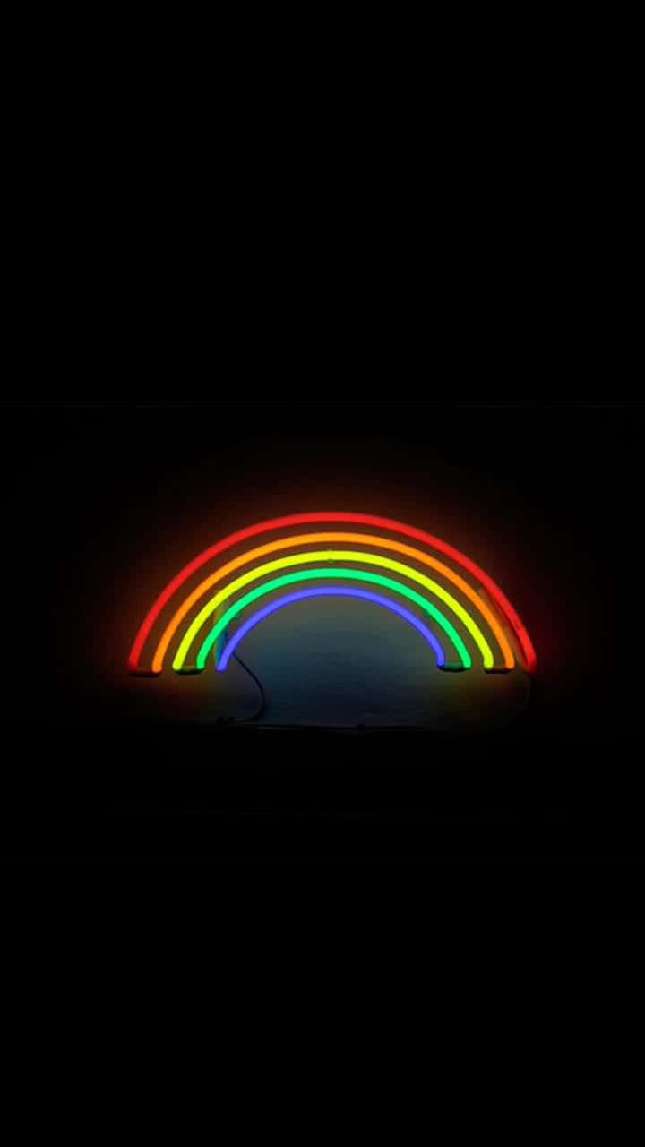 Îmbrățișând nuanțe vibrante - Un fundal estetic curcubeu fascinant Fundal