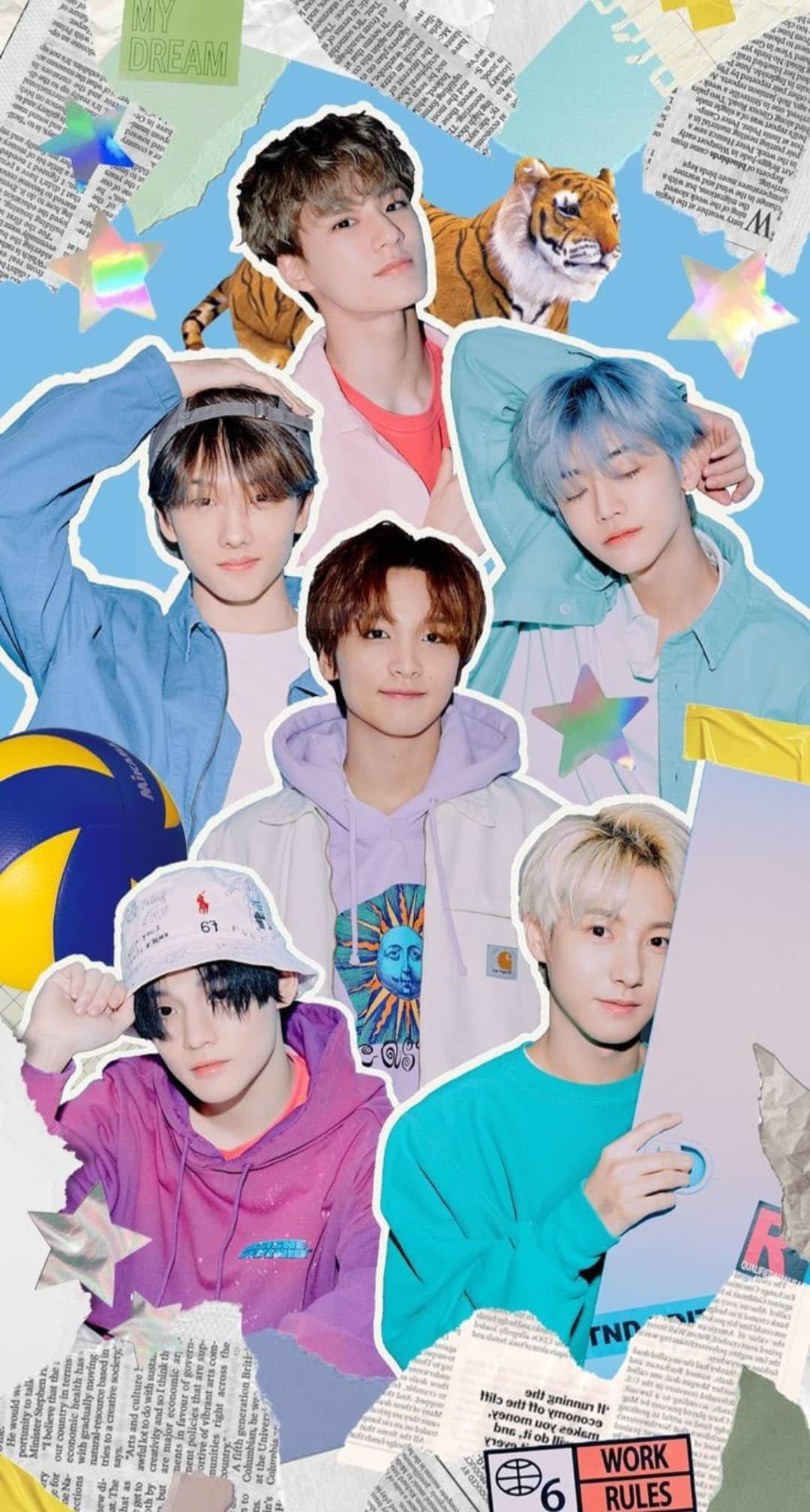 Îmbrățișează stilul estetic Indie Kid cu influența NCT Kpop Fundal
