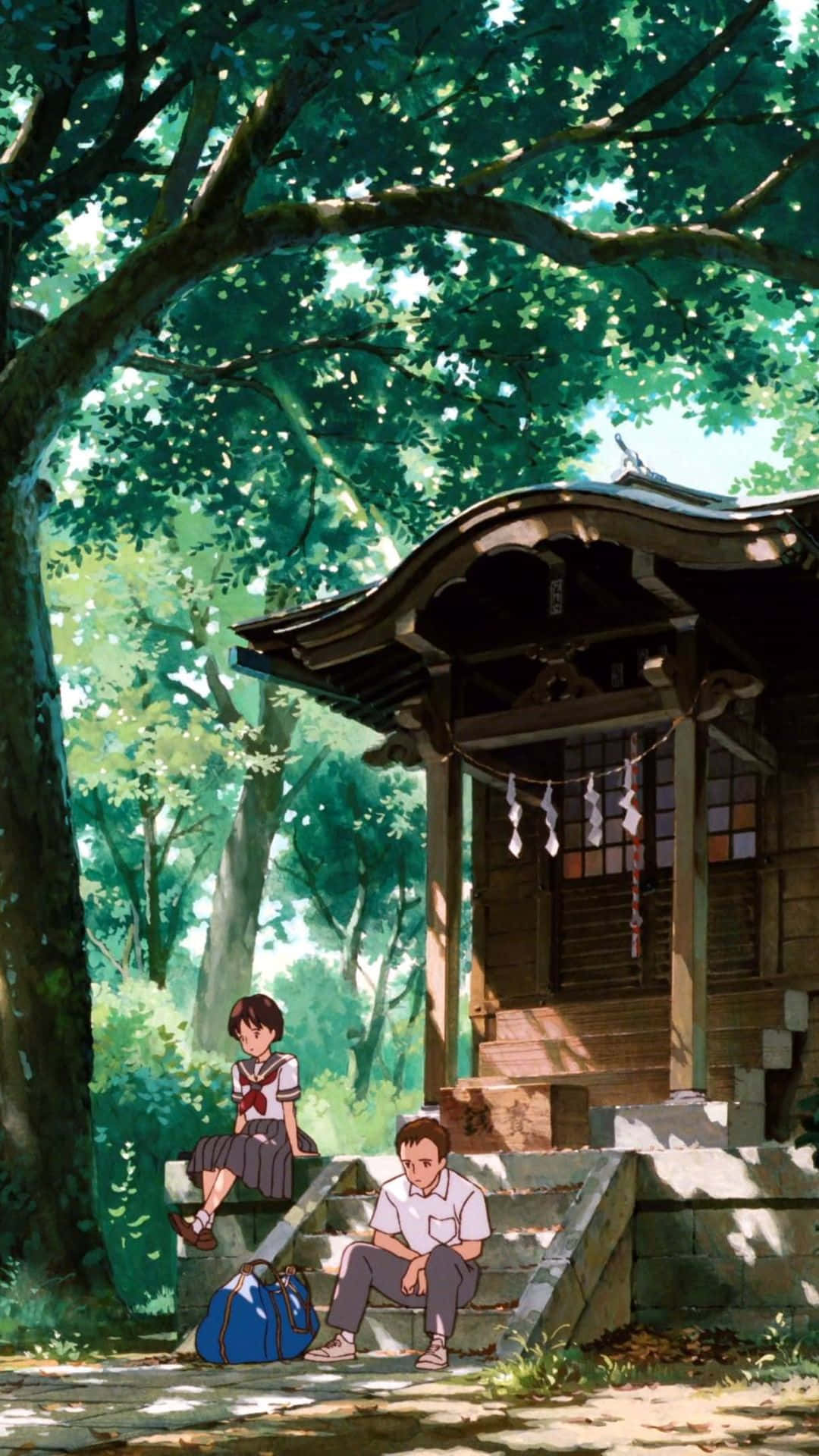 Îmbrățișează-ți spiritul aventurier și pregătește-te să descoperi lumea magică a Studio Ghibli cu un telefon Ghibli Fundal