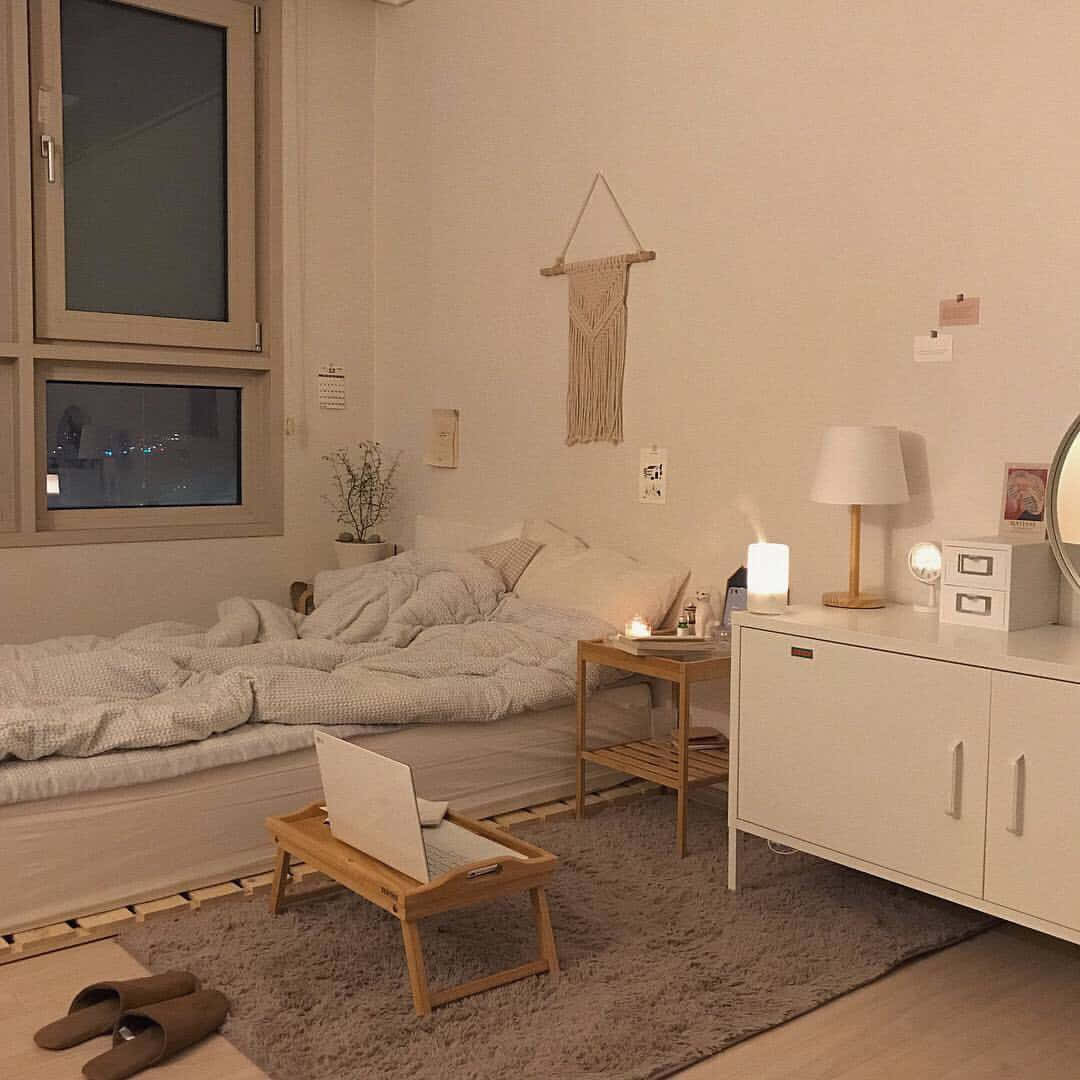 Îmbunătățește estetica spațiului tău cu o notă de bej Fundal