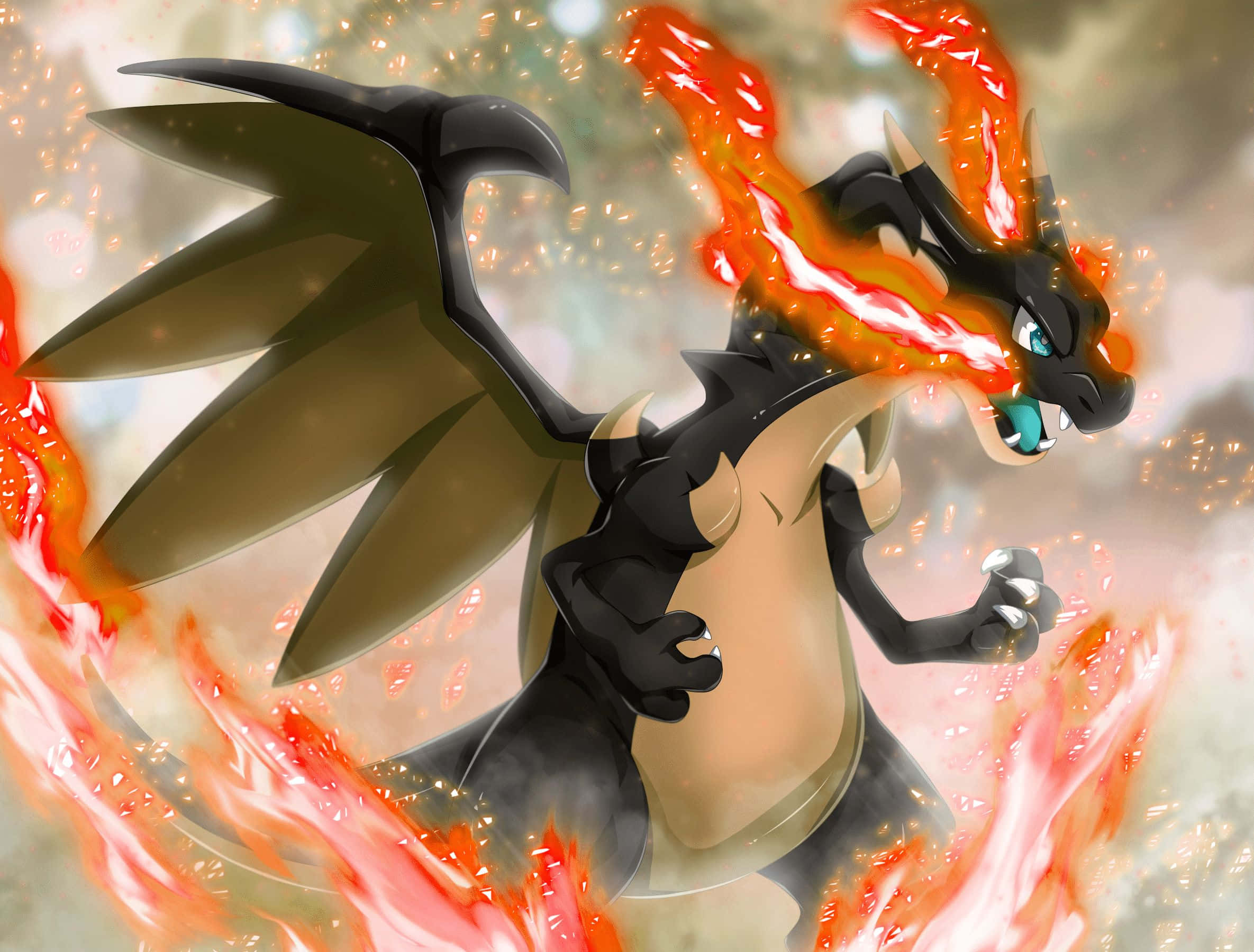 Îmbunătățește-ți bătăliile cu Epic Charizard Fundal