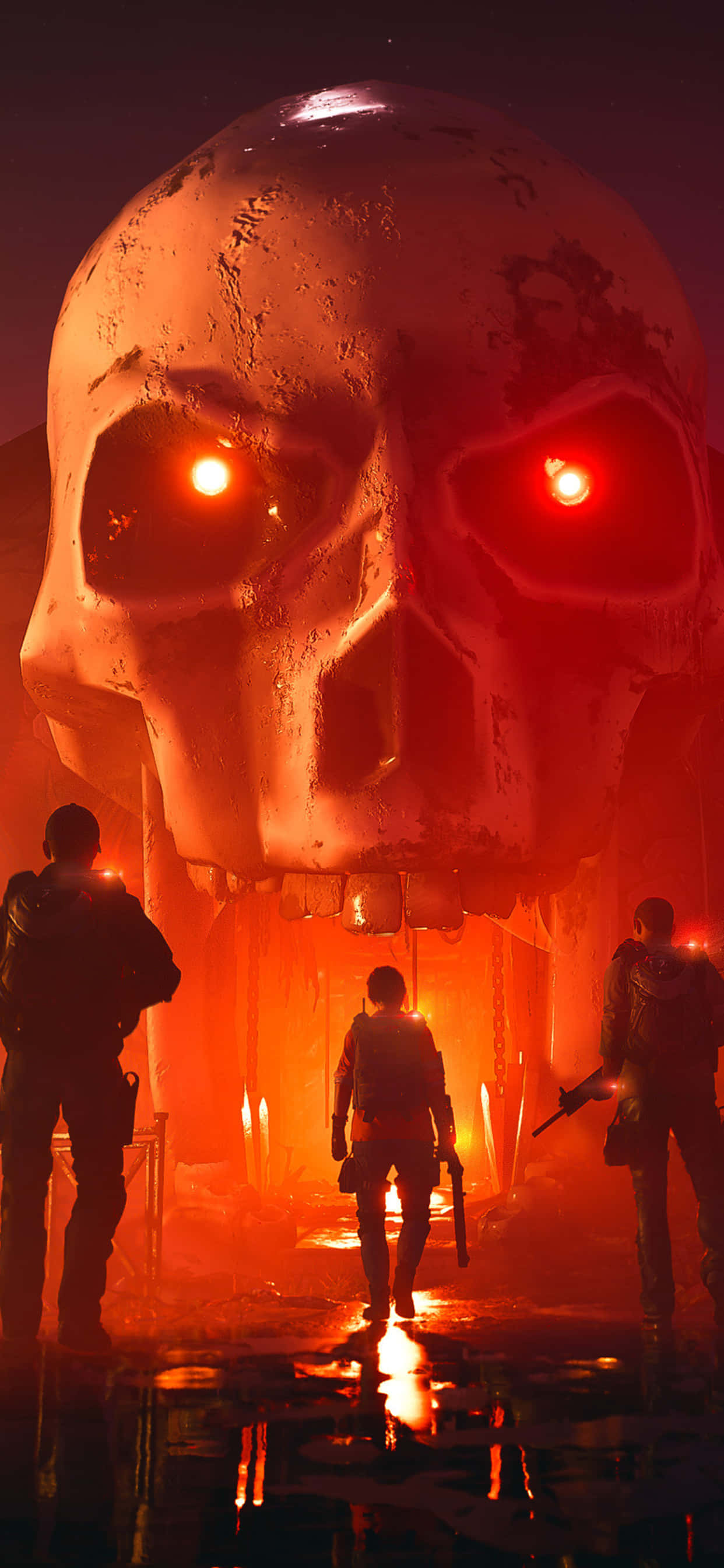 Îmbunătățește-ți experiența de gaming cu iPhone Xs Max și The Division Fundal