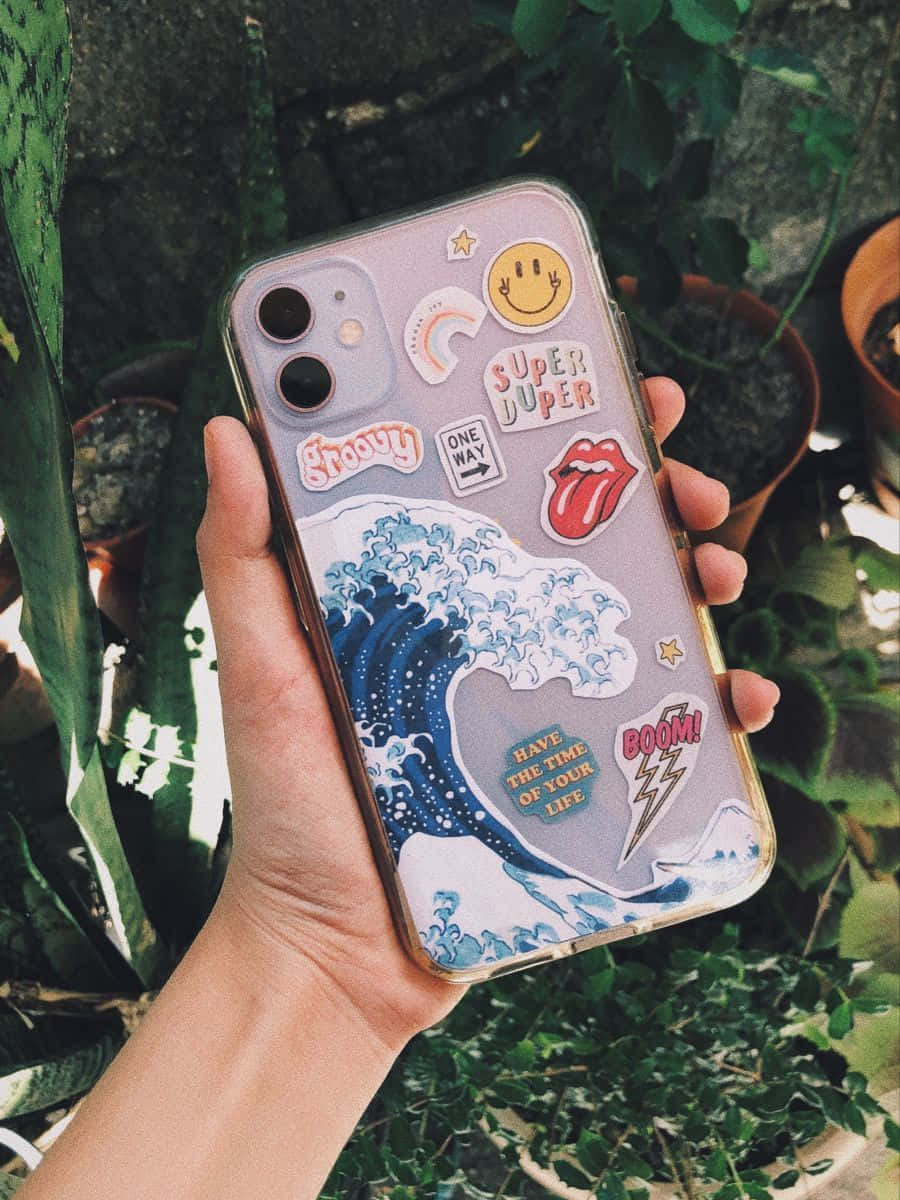 Îmbunătățește-ți look-ul cu acest iPhone estetic și elegant. Fundal
