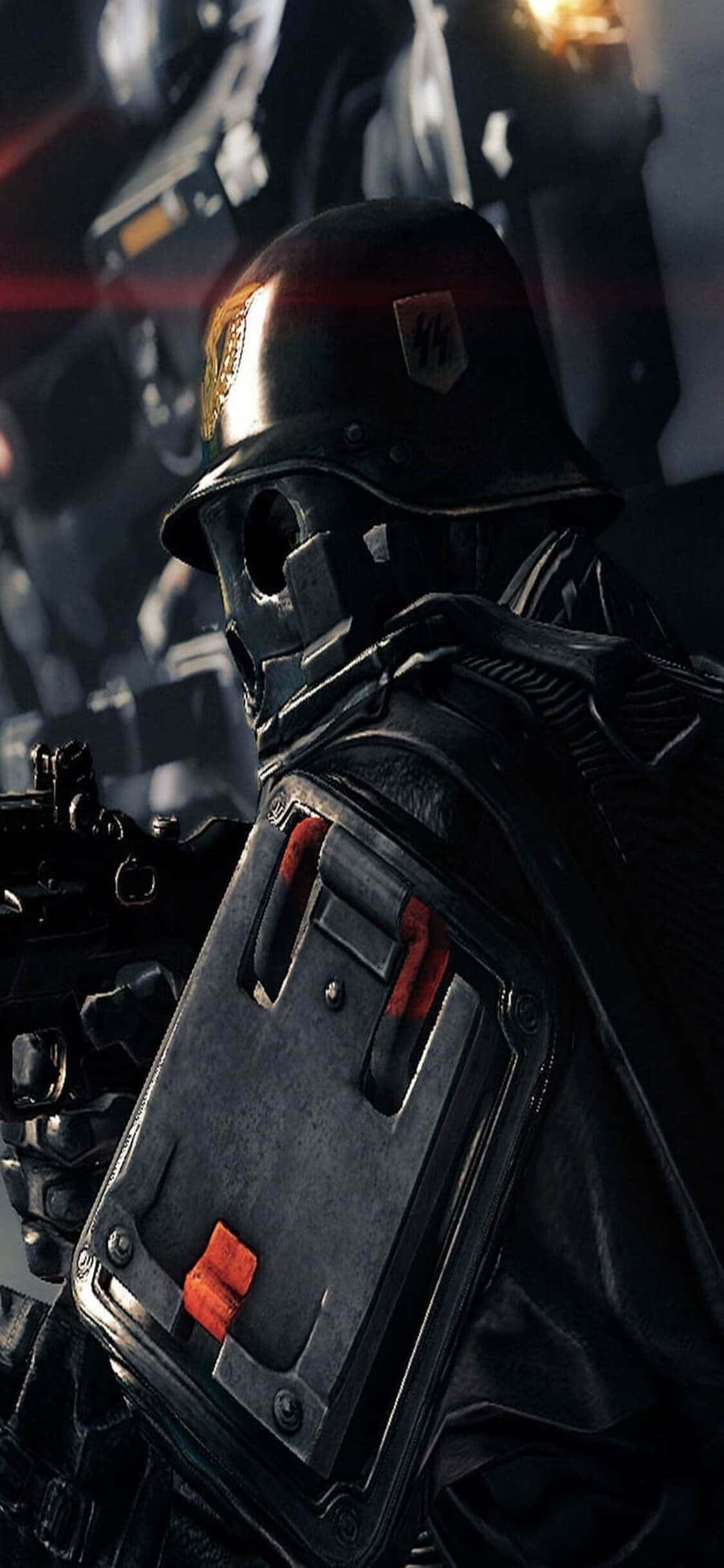 Imersați-vă în lumea Wolfenstein II pe noul vostru iPhone Xs! Fundal