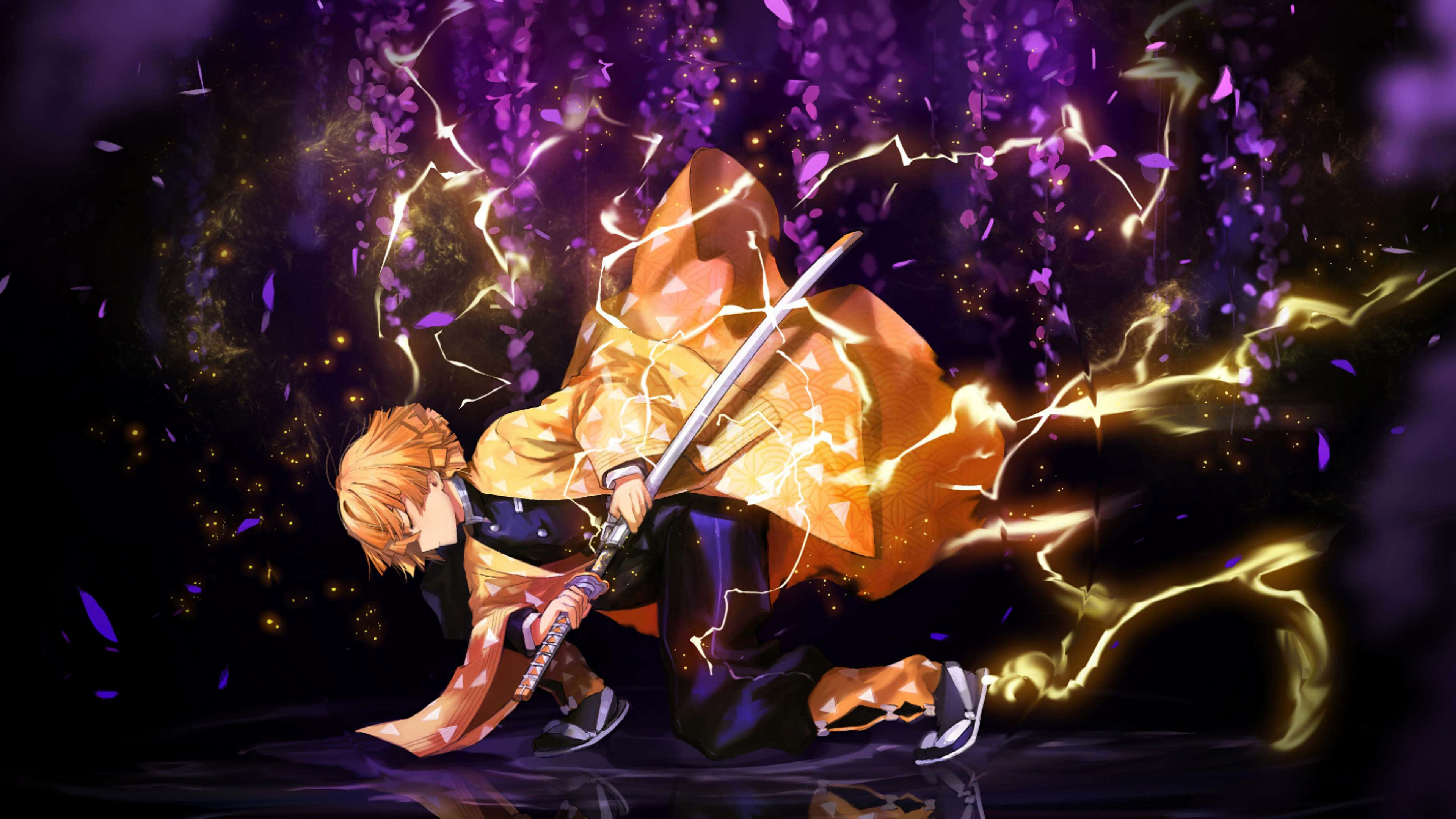 Imersează-te în universul Demon Slayer cu aceste imagini 4K uimitoare. Fundal