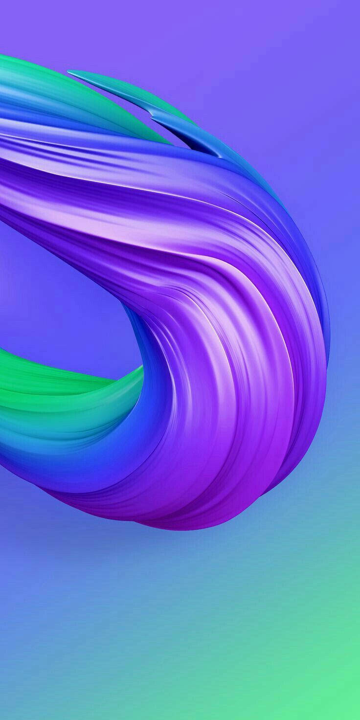 Împletitură verde și violet Redmi 9 Fundal