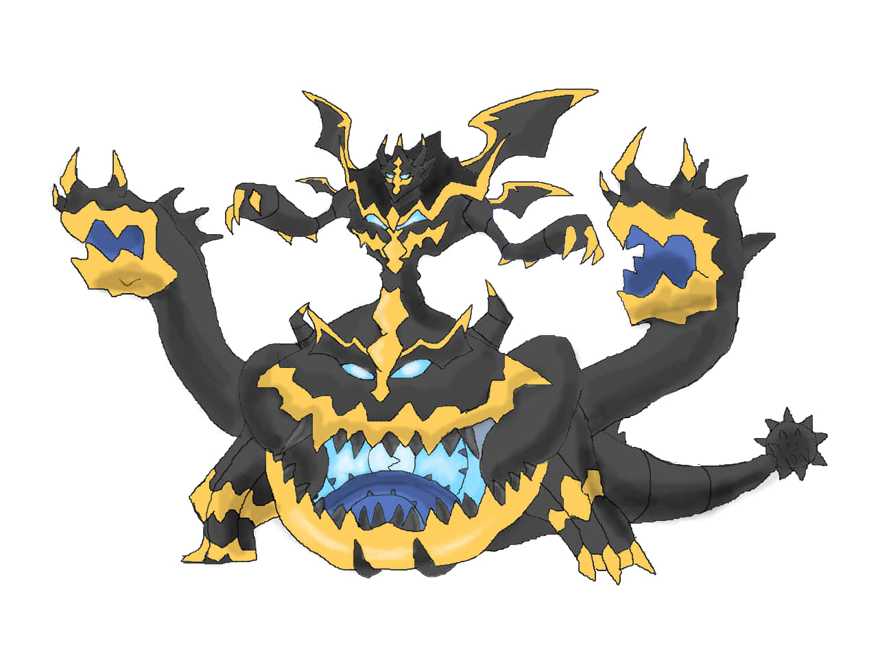 Impresie de fan a unei noi forme Guzzlord Fundal