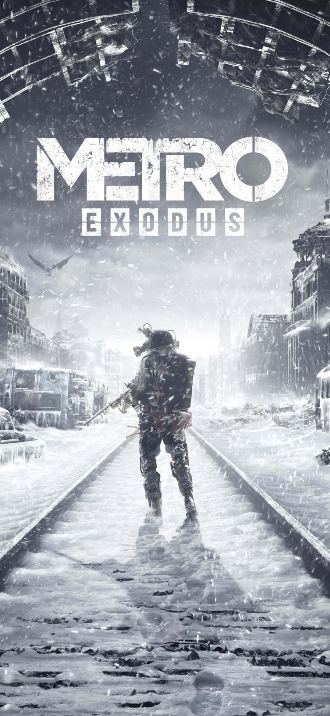 Încarcă-ți drumul spre victorie cu iPhone X și Metro Exodus Fundal