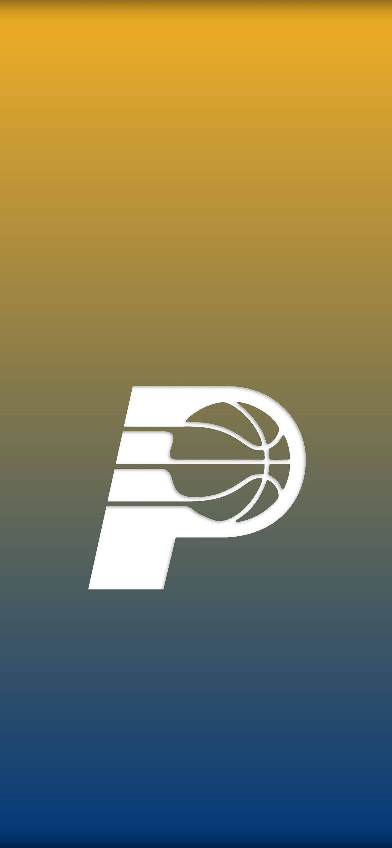 Indiana Pacers Minimalist Team Logo Fundal