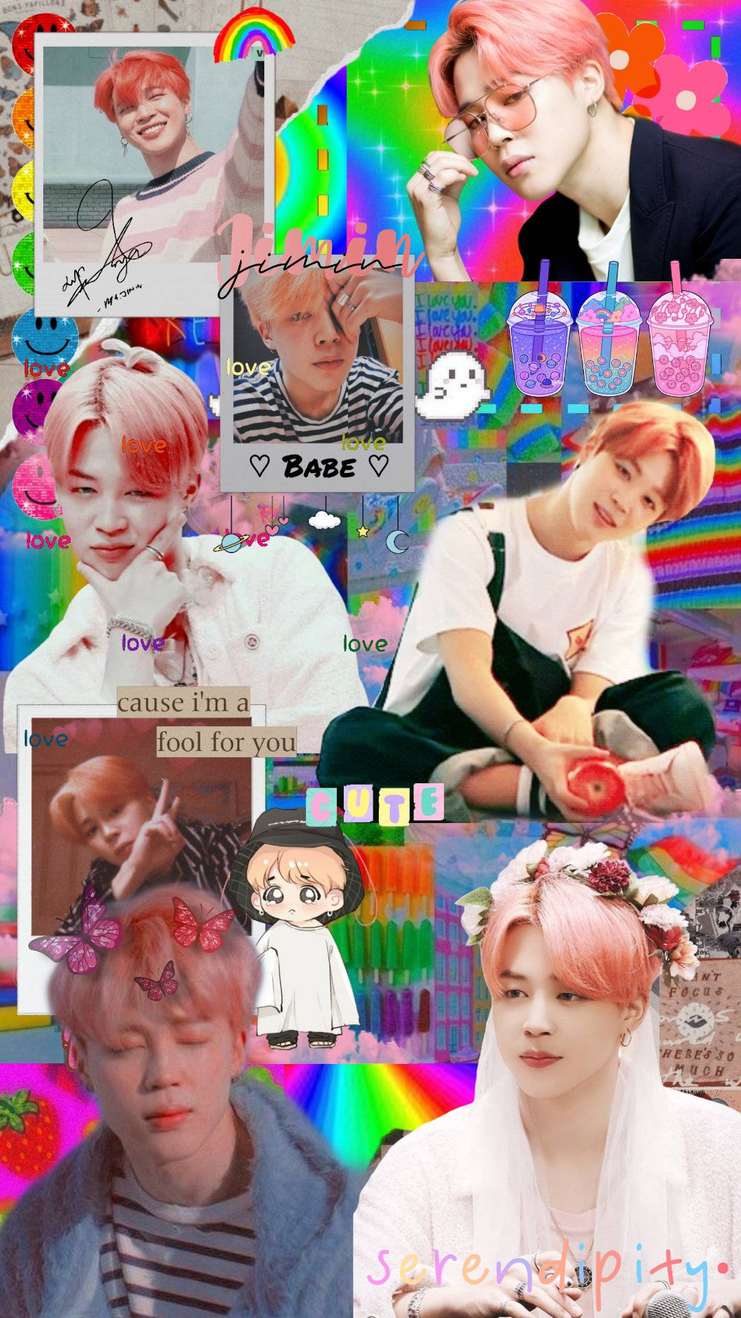Indie Kid Aesthetic Drăguț Park Jimin Fundal