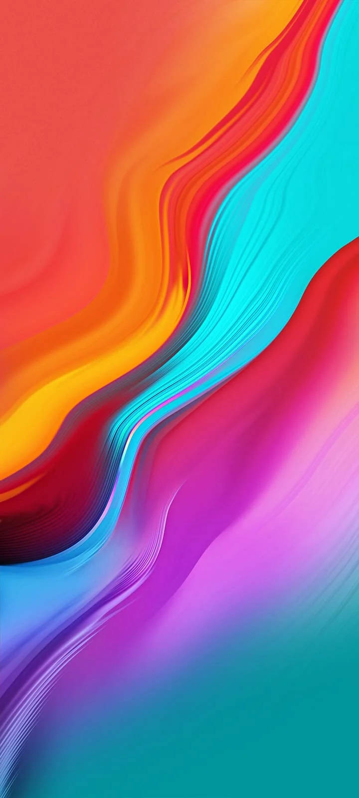 Infinix Smart 4 Curbe Abstracte Colorate Fundal