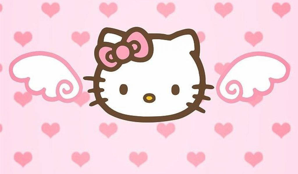 Îngerașă Hello Kitty Estetică Fundal