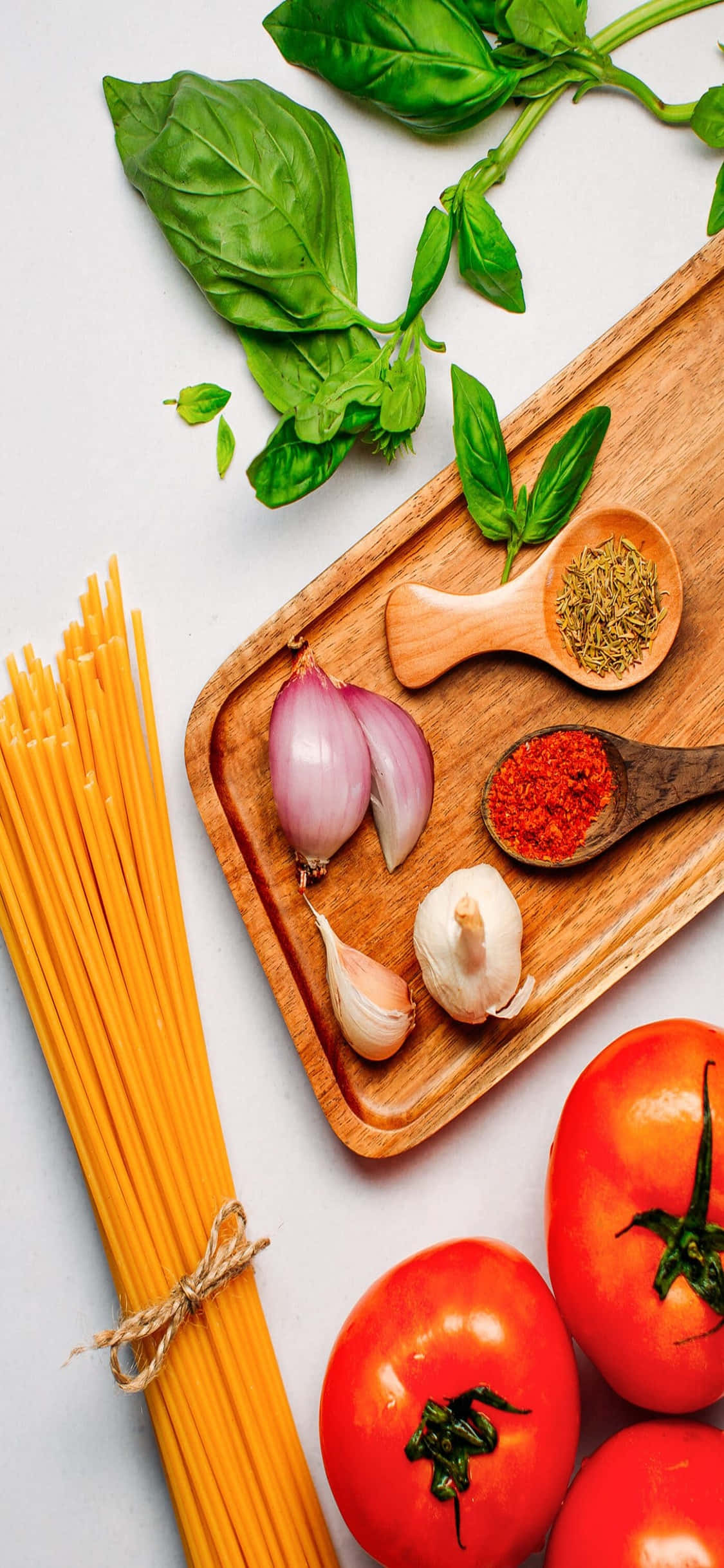 Ingrediente pentru Preparat de Paste iPhone X Pasta Background Fundal