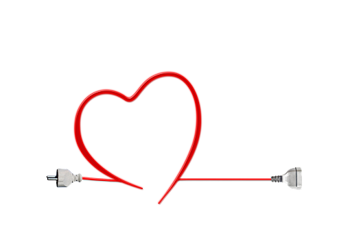 Inimă Electrică a Iubirii Fundal