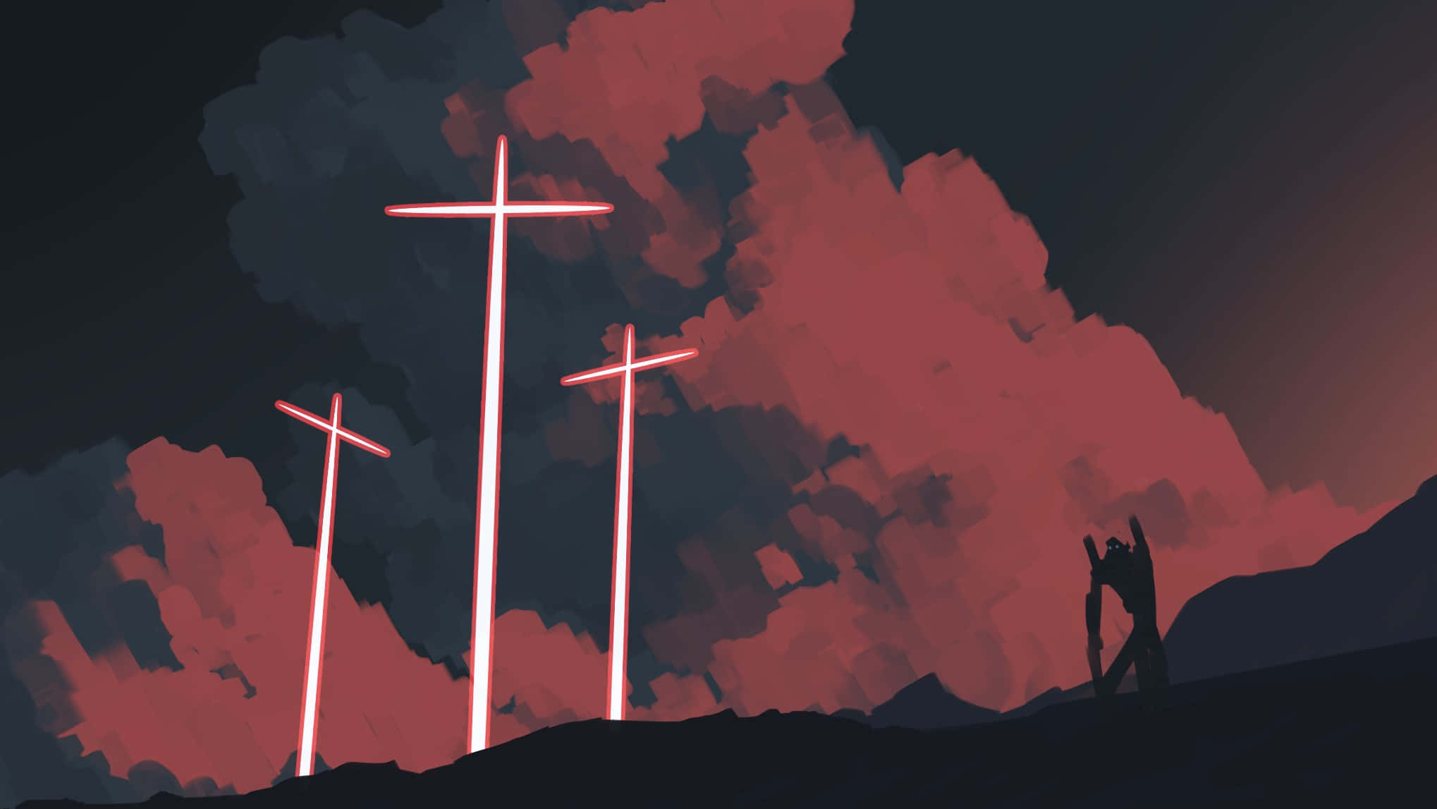 Inima lui Evangelion Fundal
