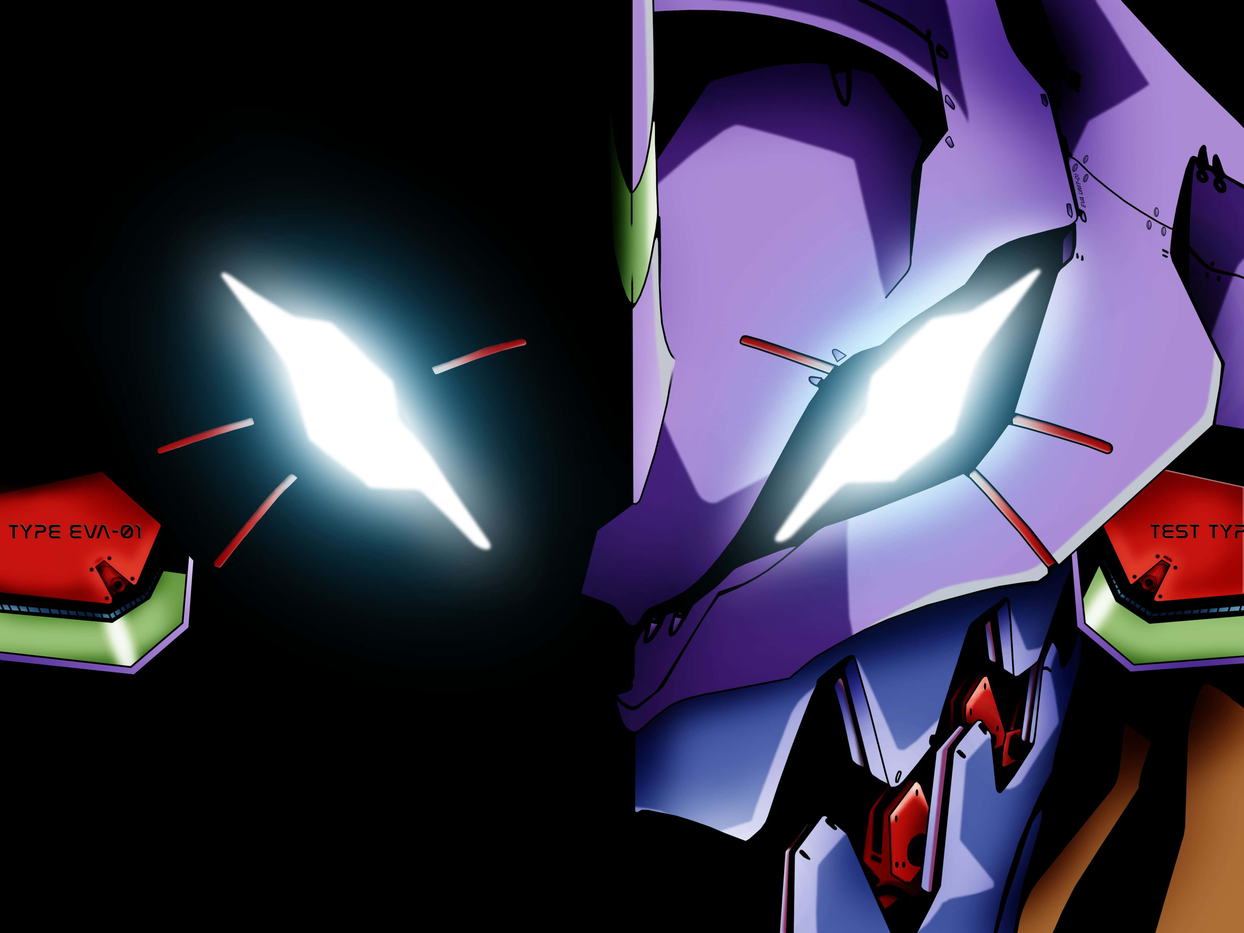 "Inima umană se umflă de emoție în Neon Genesis Evangelion" Fundal