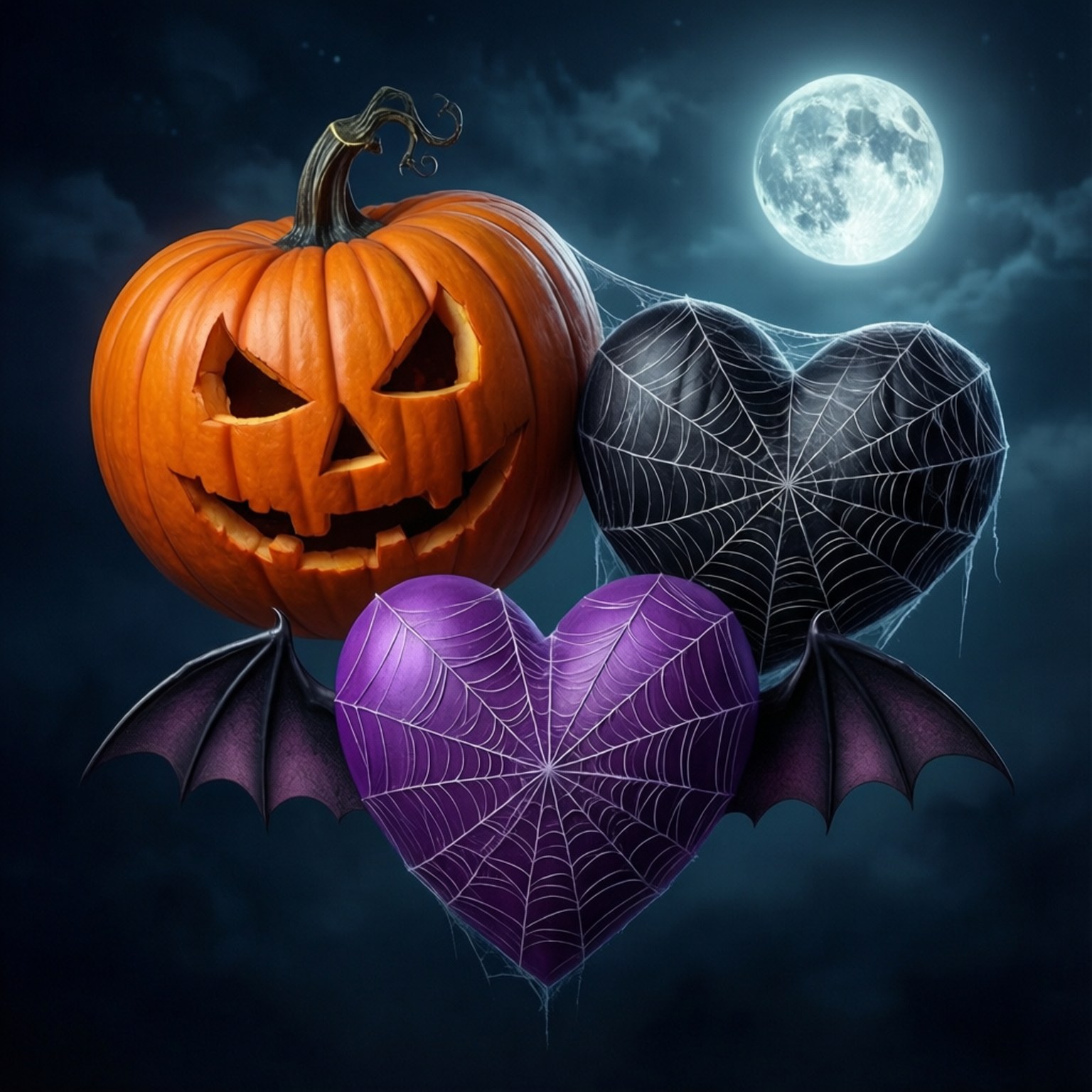 Inimi înfricoșătoare de Halloween Fundal