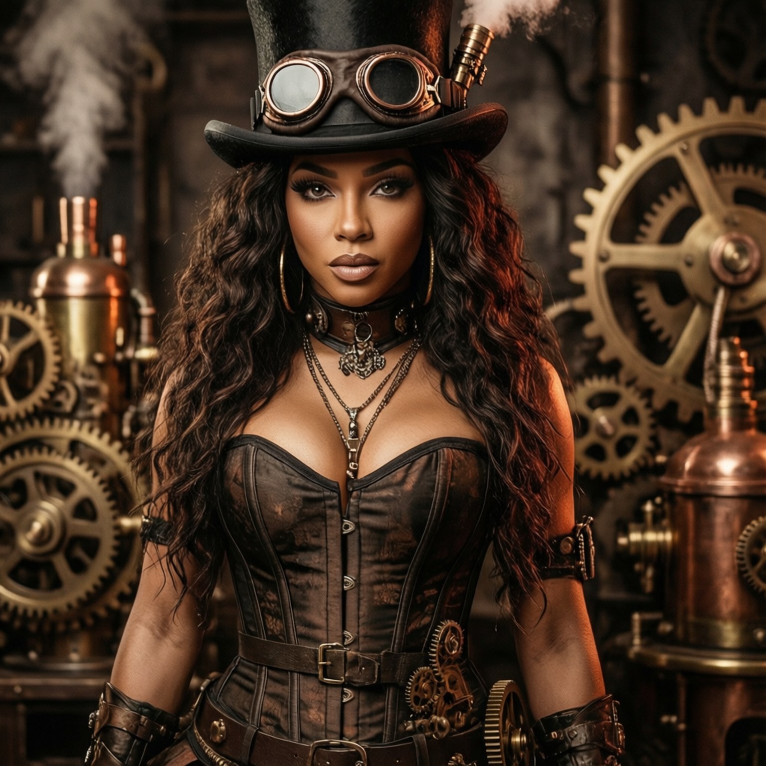 Inovatoarea Steampunk Doja Fundal