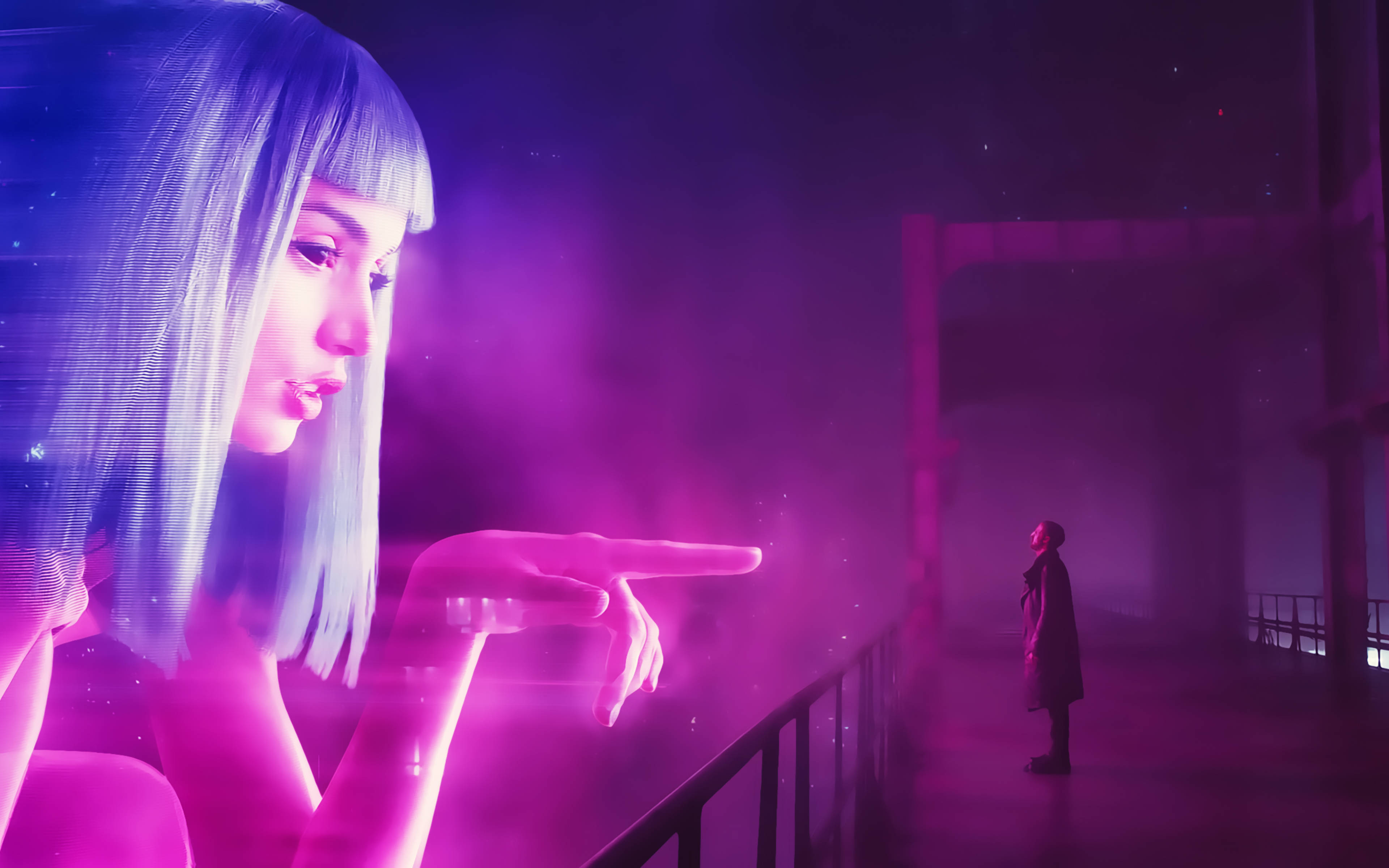 Însoțitoarea Digitală Joi Blade Runner 2049 4K Fundal