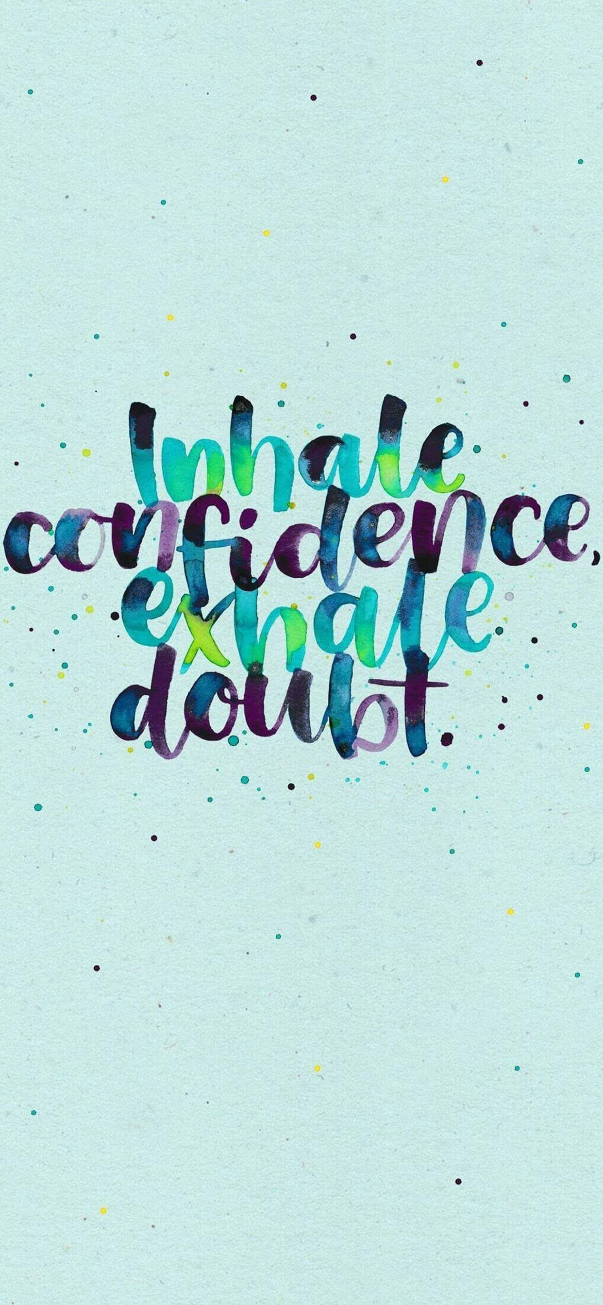 Inspiră Încredere Motivațional iPhone Fundal