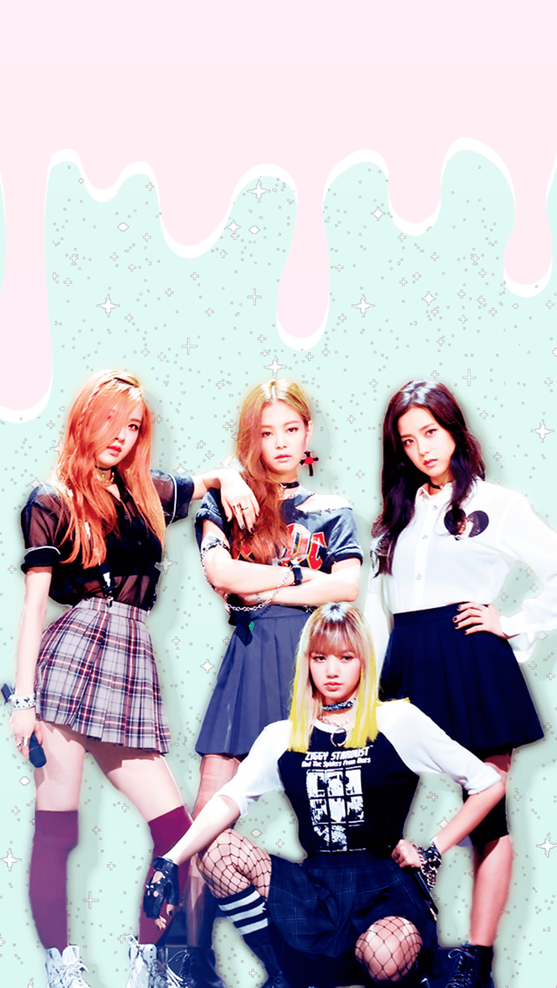 Instantaneu vibrant al Blackpink în concert Fundal