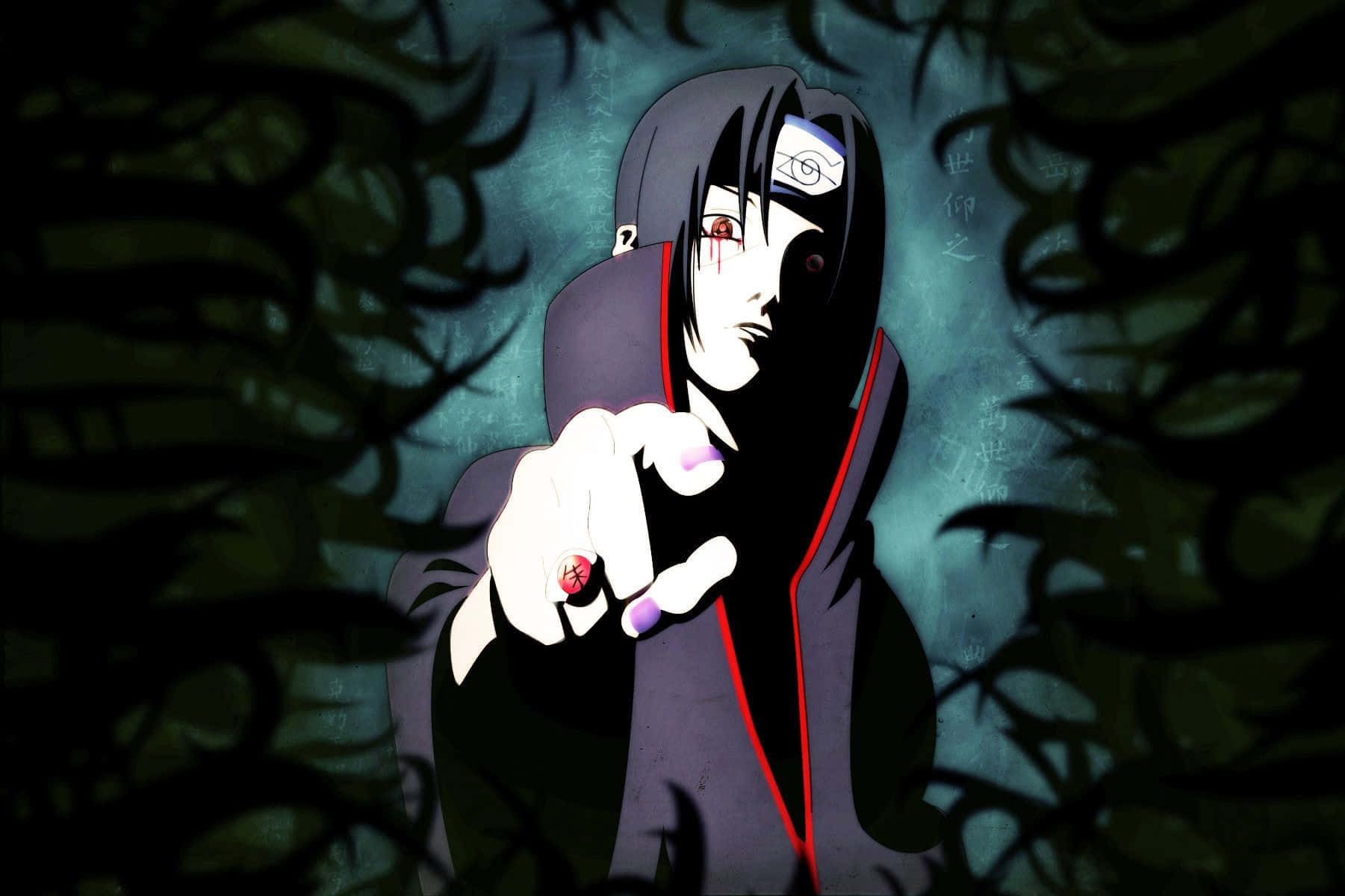 Intensitate Misterioasă - Itachi Uchiha din Seria Naruto Fundal