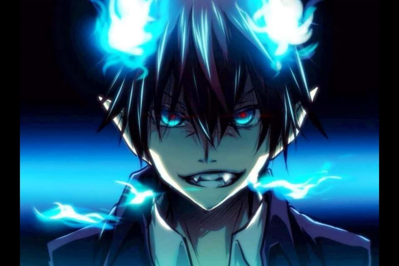 Intră în altă dimensiune cu acest demon anime Fundal