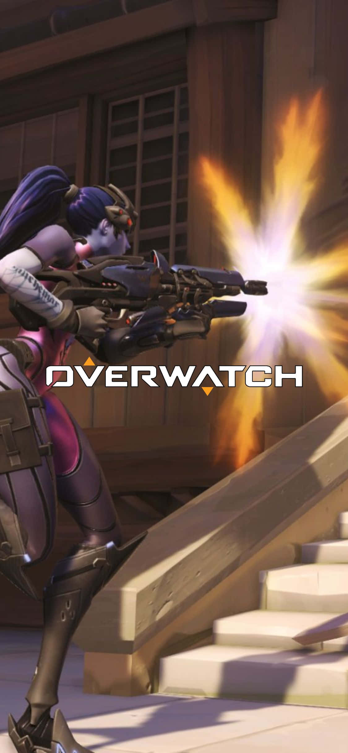 Intră în lumea Overwatch pe iPhone X Fundal
