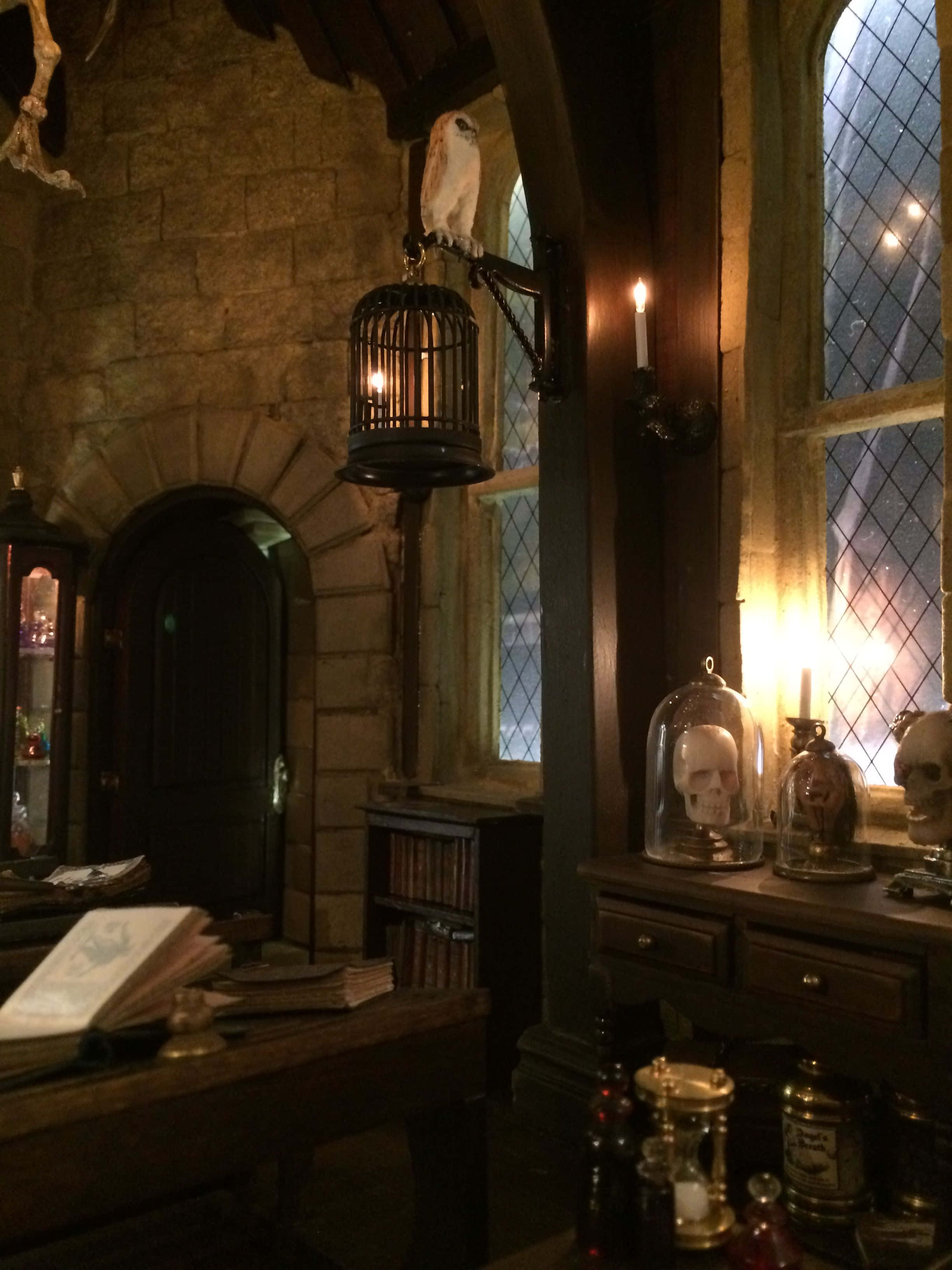 Intră în Sala de Arte Întunecate de la Hogwarts și deblochează secretele artelor întunecate. Fundal