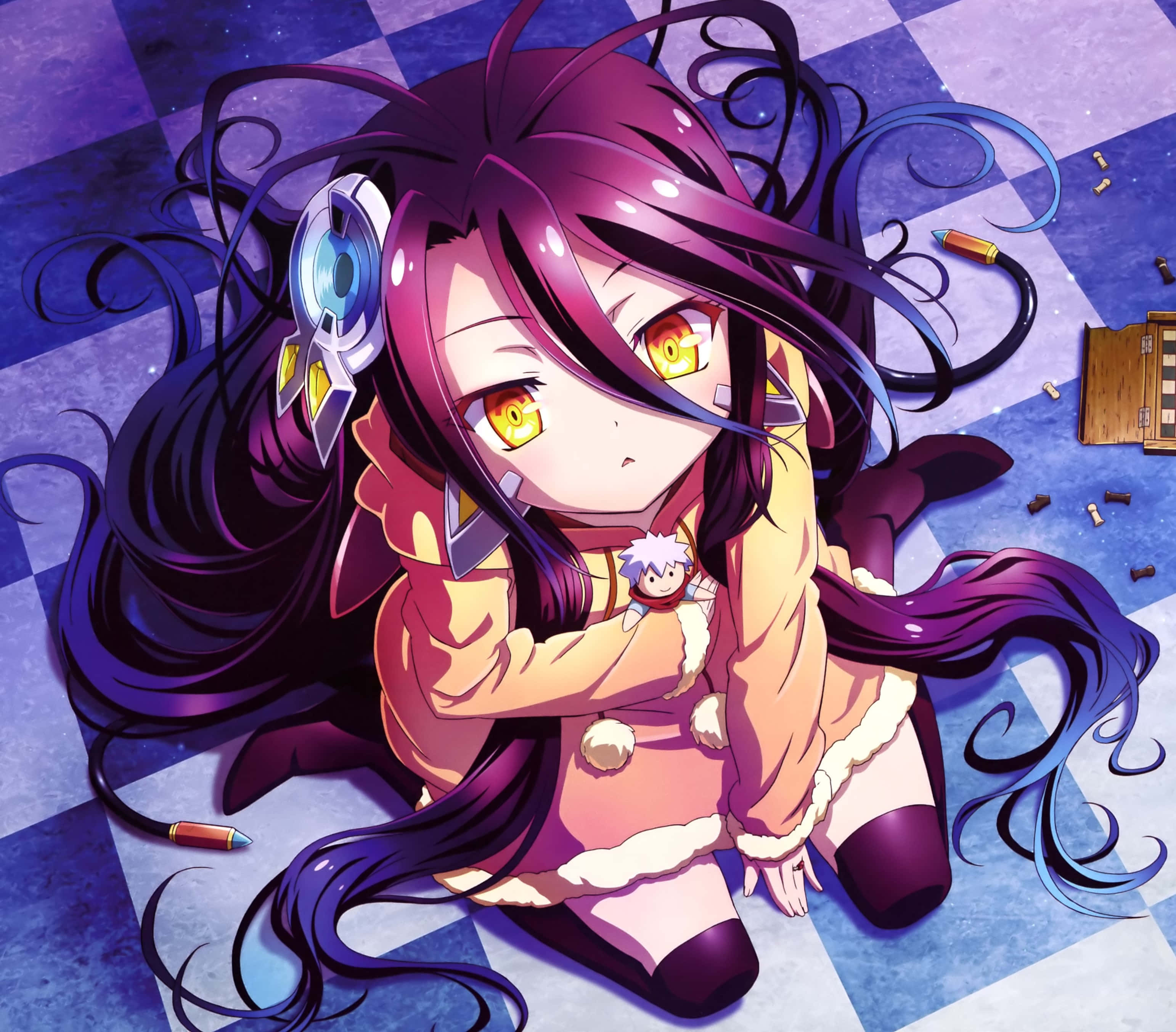 Intră într-o lume uimitoare cu No Game No Life Fundal