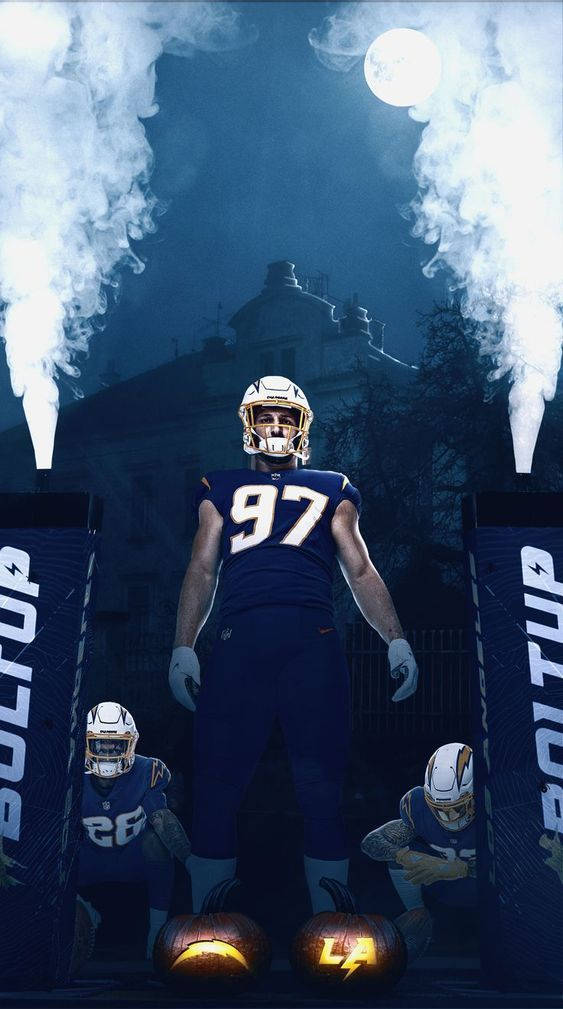 Intrarea lui Joey Bosa în meciul NFL Fundal