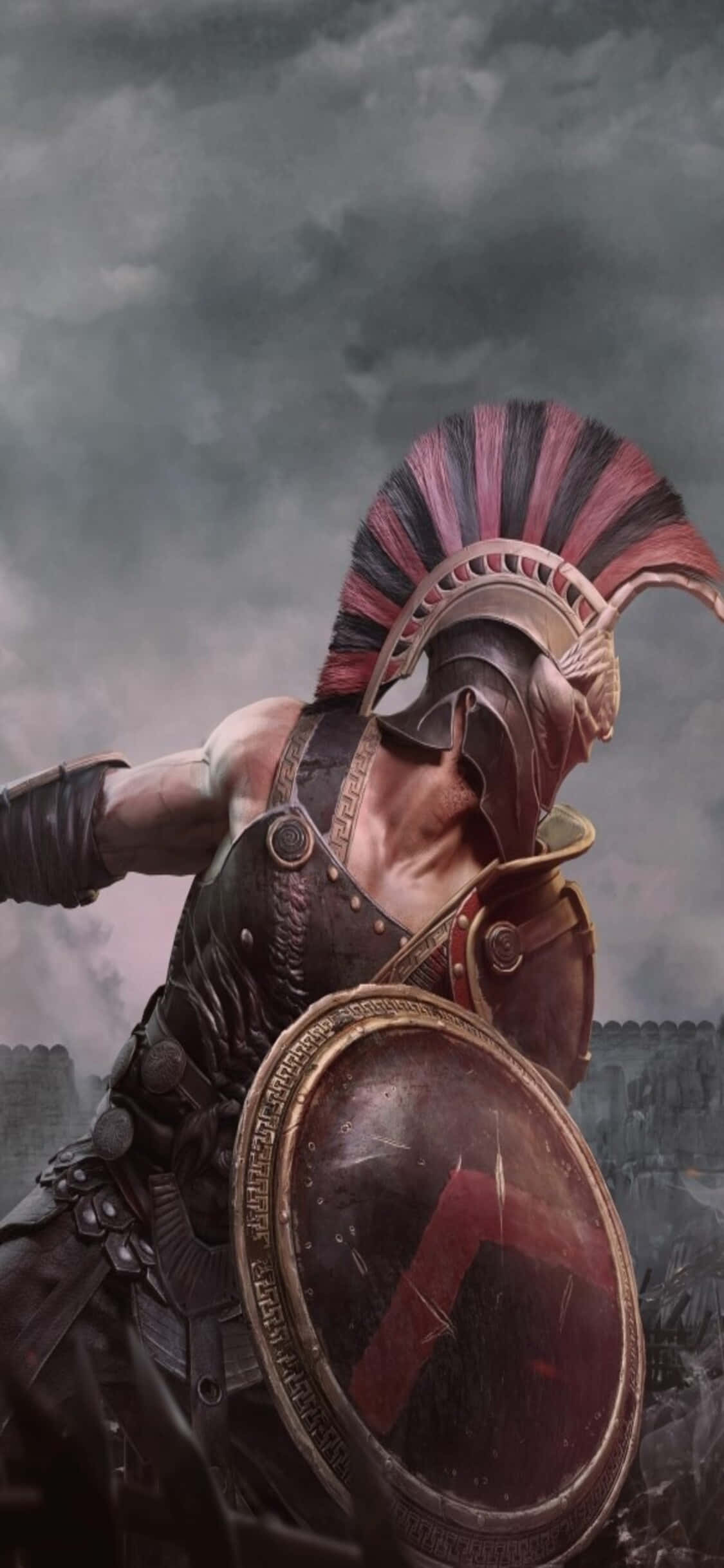 Învinge-ți inamicii și dominește lumea în Total War Rome 2 pe iPhone XS Fundal