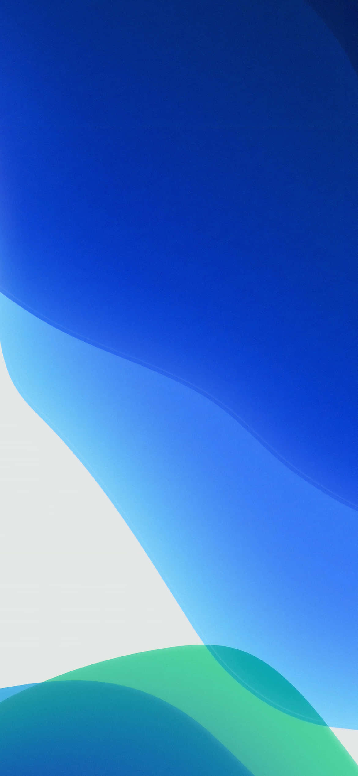 Fond iOS 13 albastru și alb Fundal