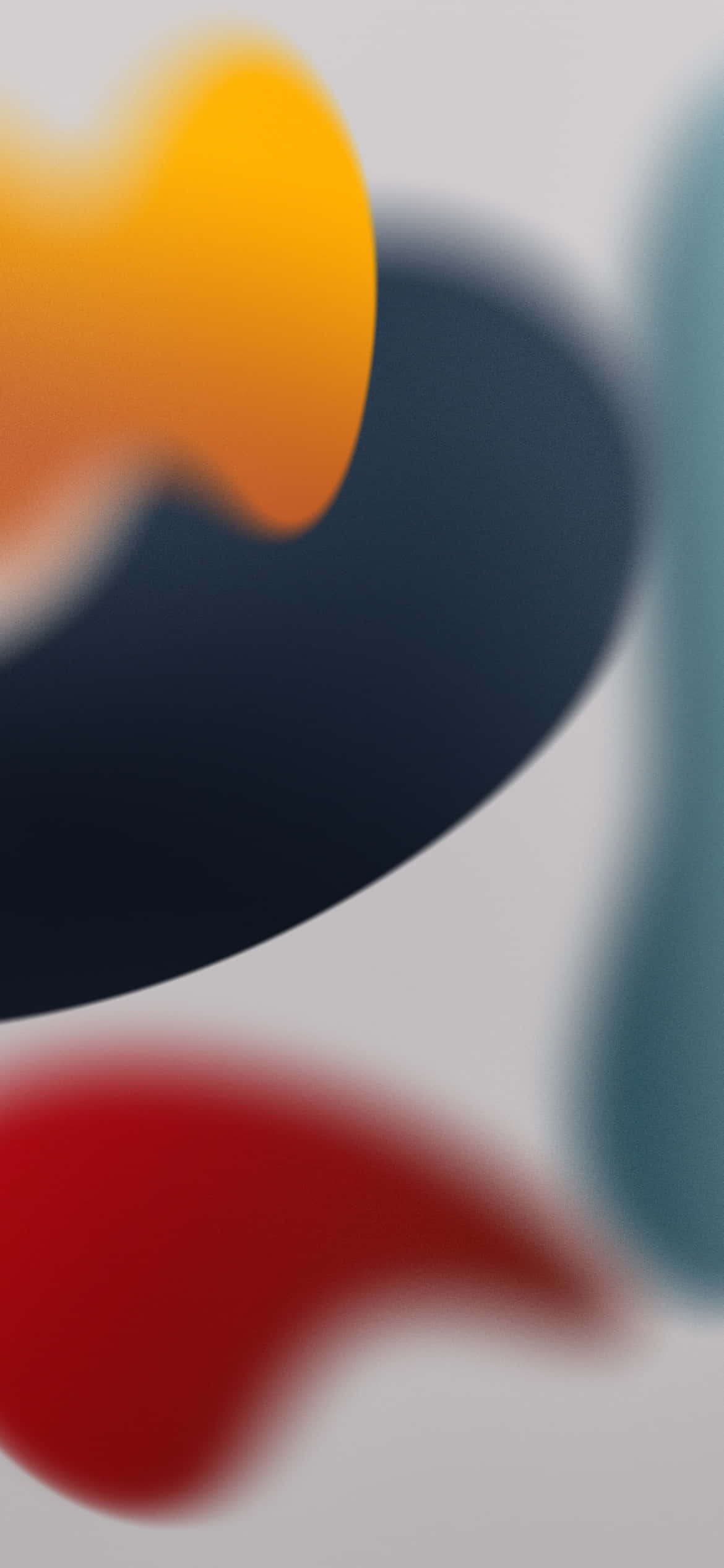 iOS 13 Fundal Estetic Galben și Roșu Fundal