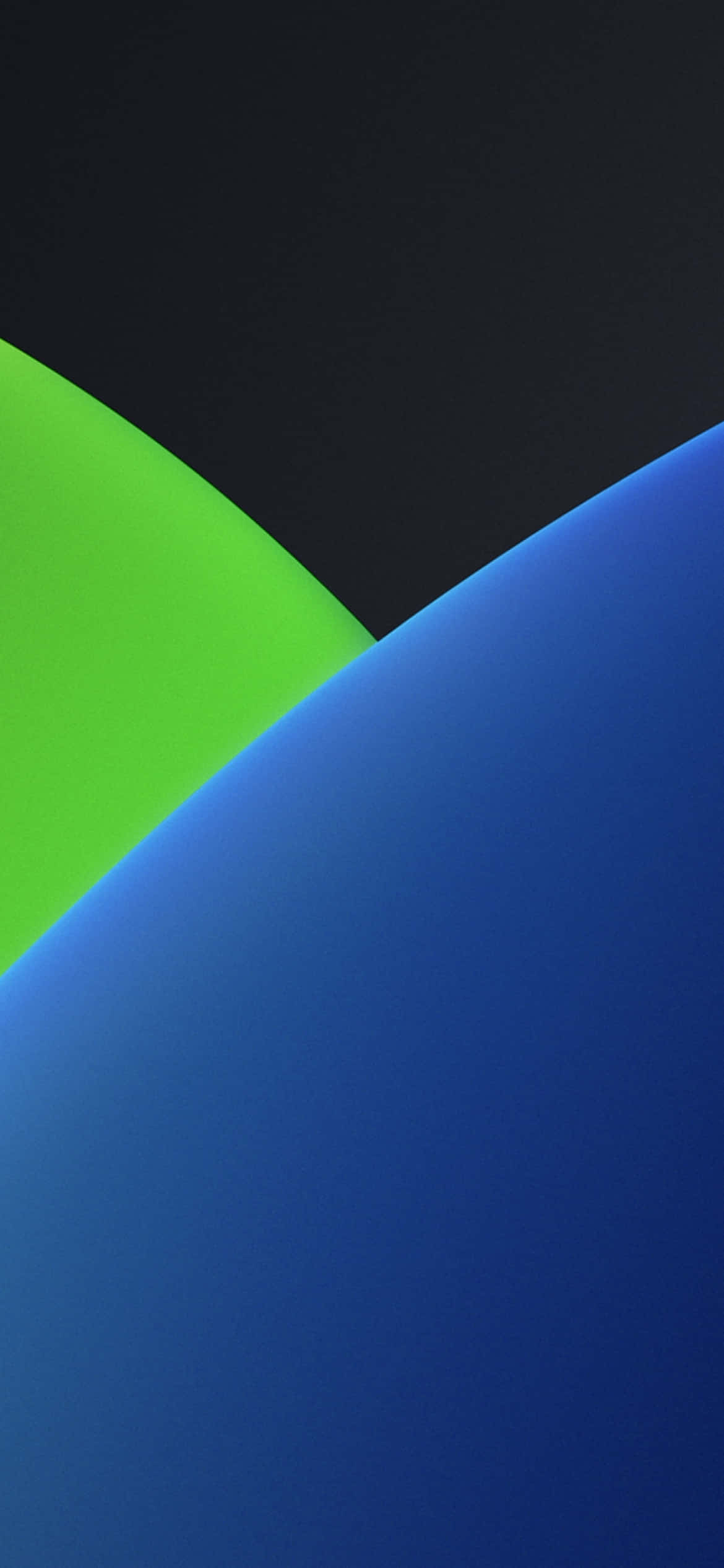 iOS 13 fundal cu suprapunere de culori galben-verde Fundal