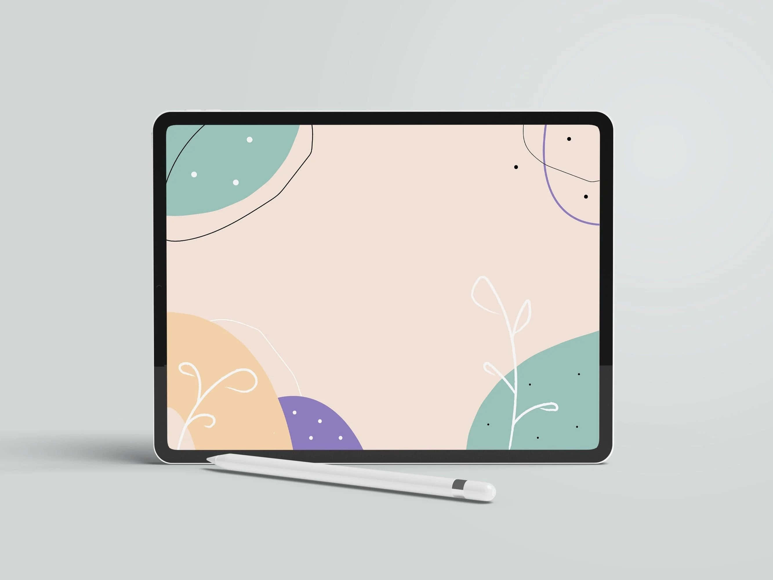 iPad estetic, elegant și modern Fundal