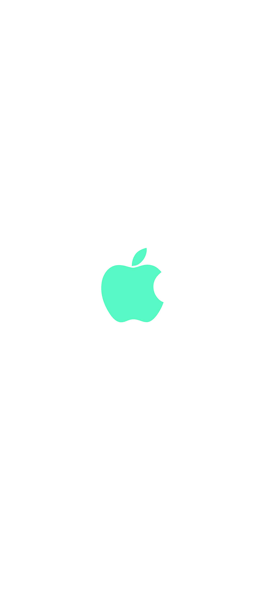 iPhone 11 Green Apple Logo Fundal