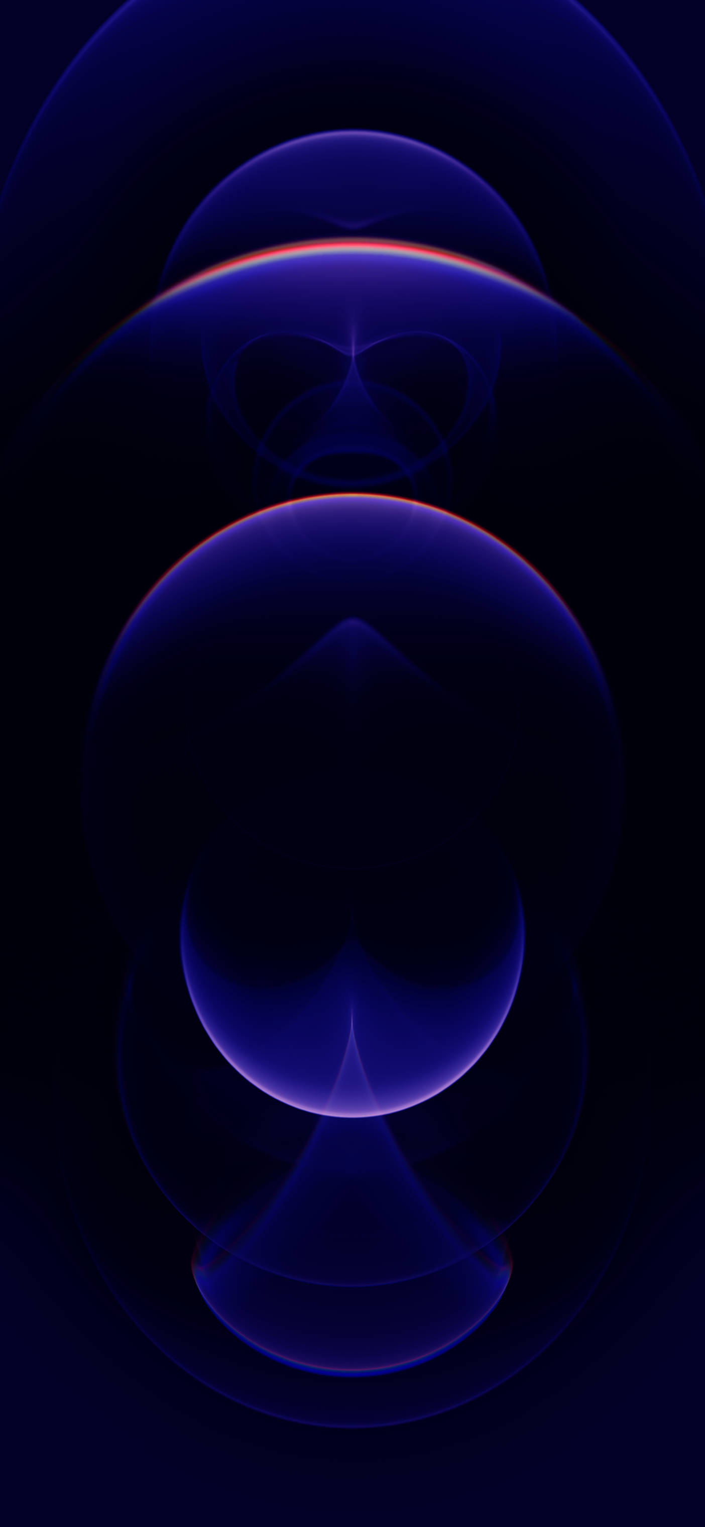 iPhone 12 Pro Lumină Violet Fundal