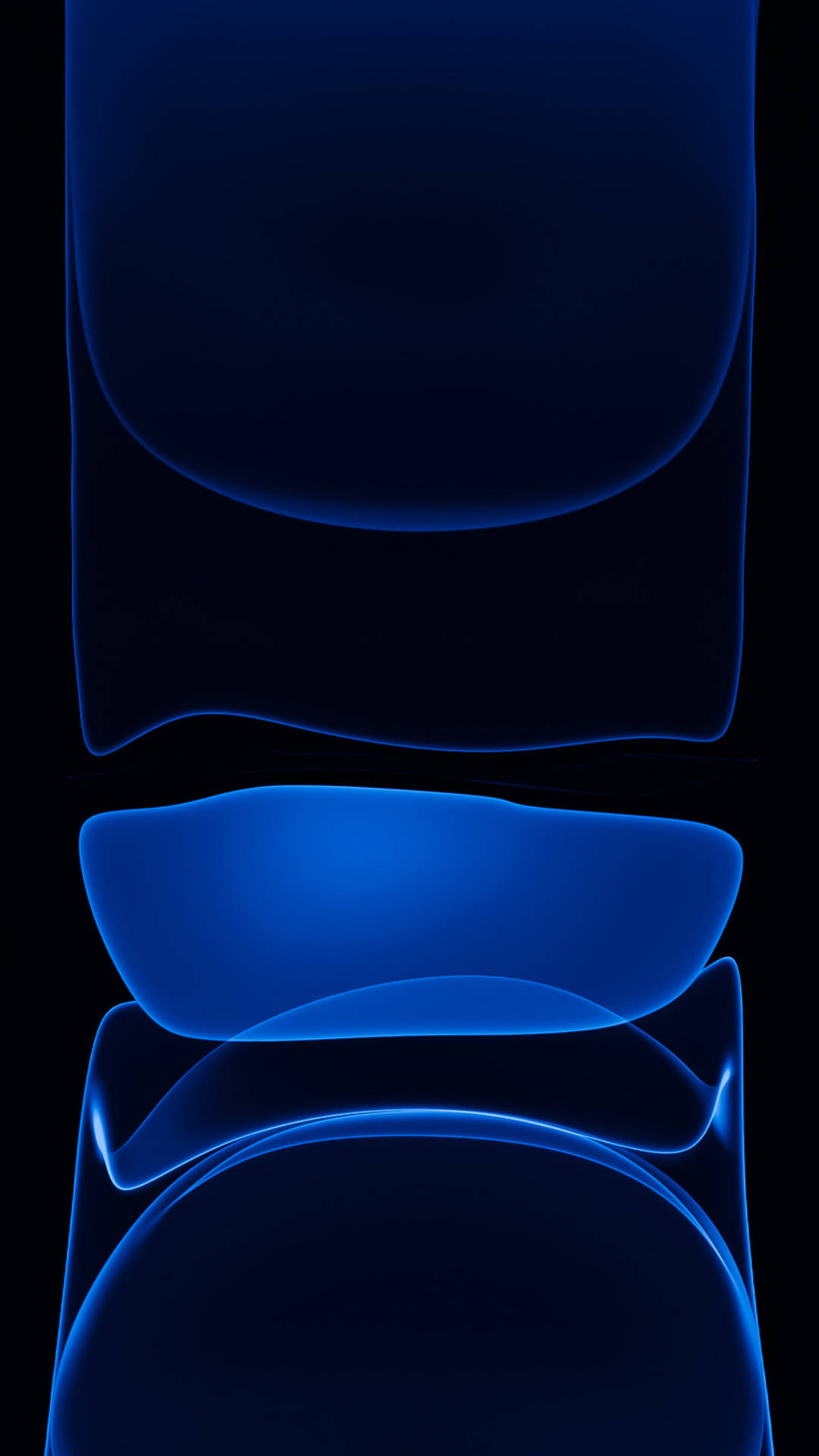 iPhone 13 Artă Abstractă Albastră Fundal