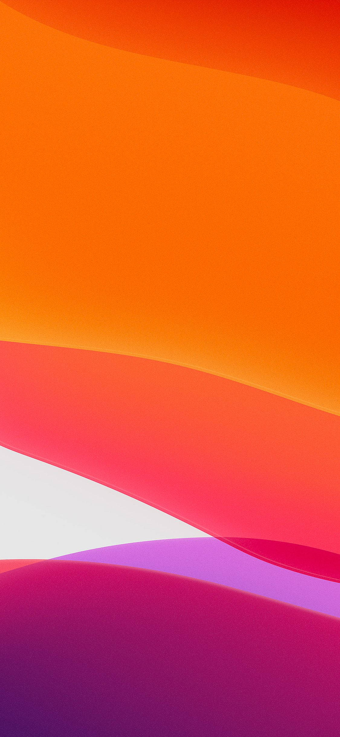 iPhone 13 iOS Abstract Roz și Portocaliu Fundal