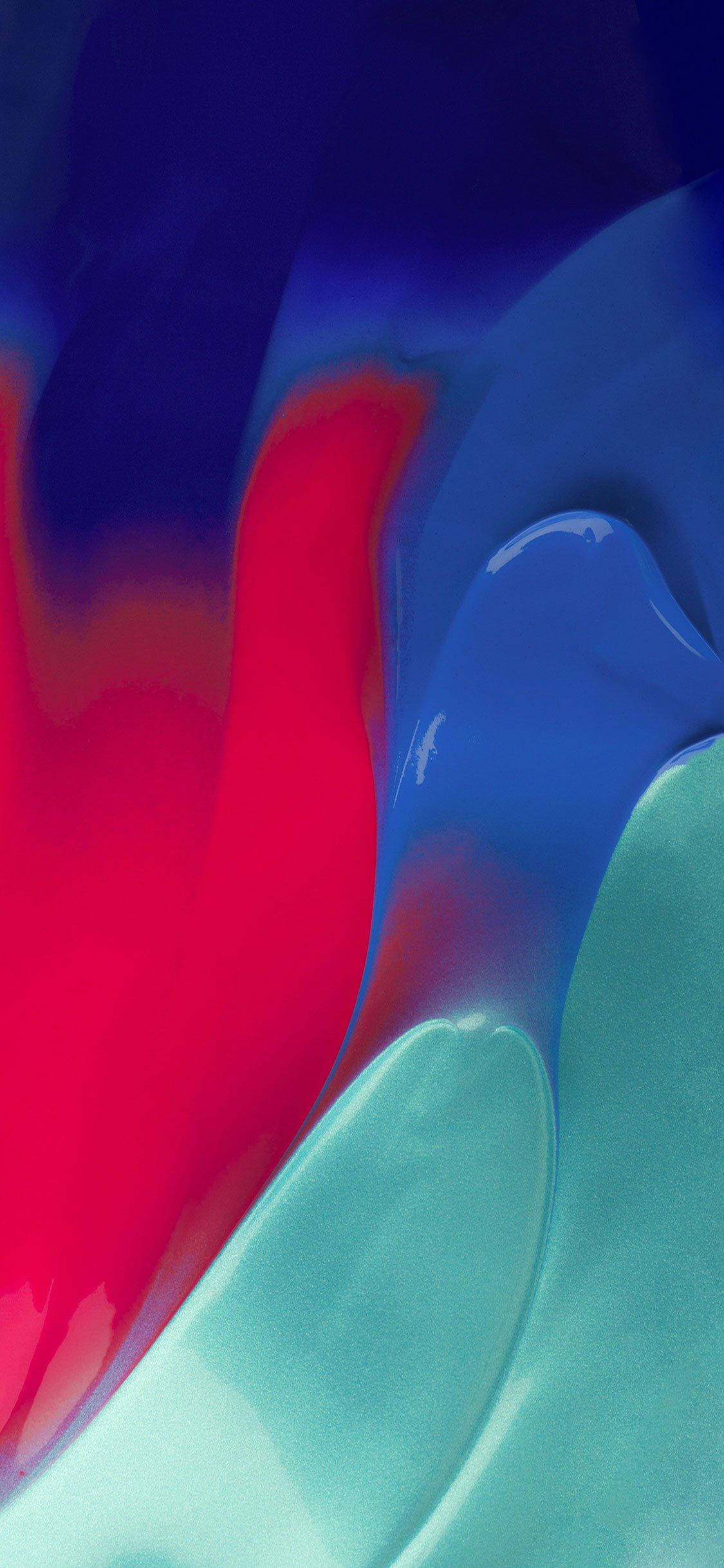 iPhone 13 Pictură Abstractă Roșie Fundal