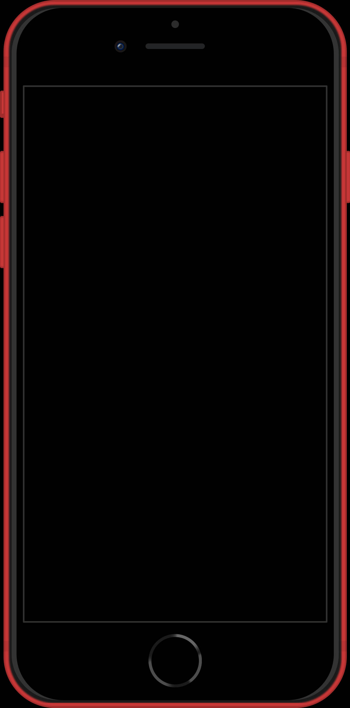 iPhone 8 Roșu Față Fundal