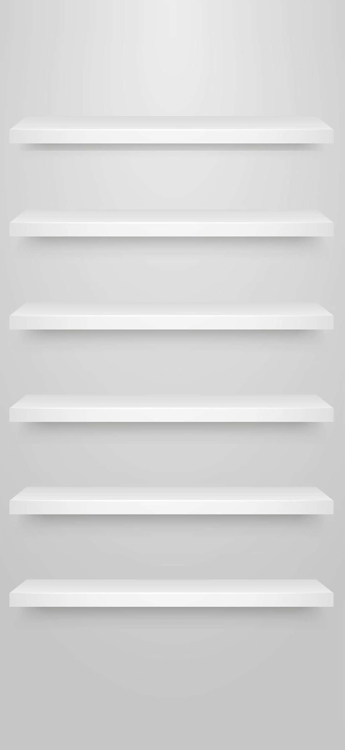 iPhone Rafturi Albe Fundal