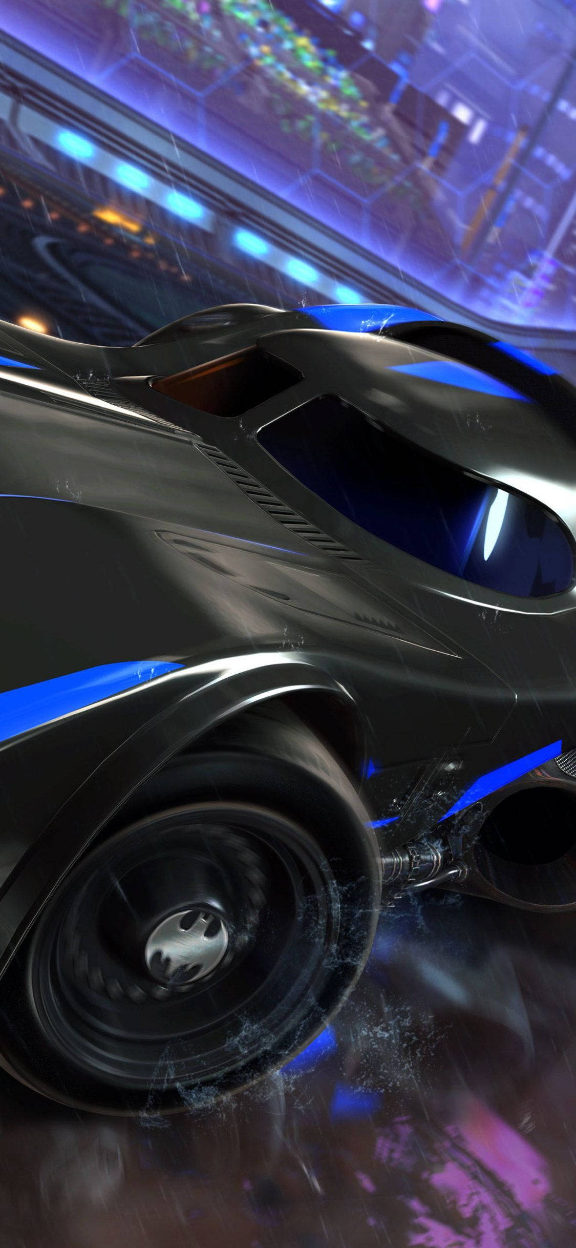 iPhone Rocket League Albastru Negru Fundal