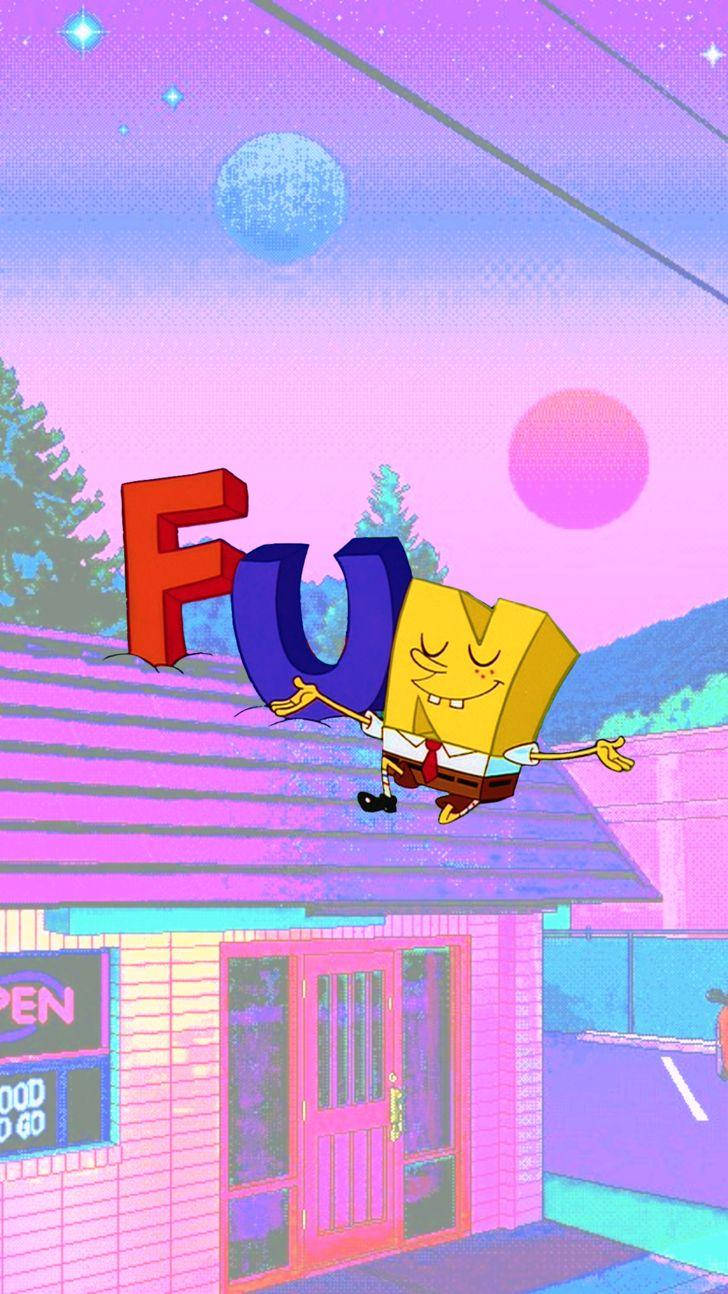 iPhone Roz Estetic FUN Fundal